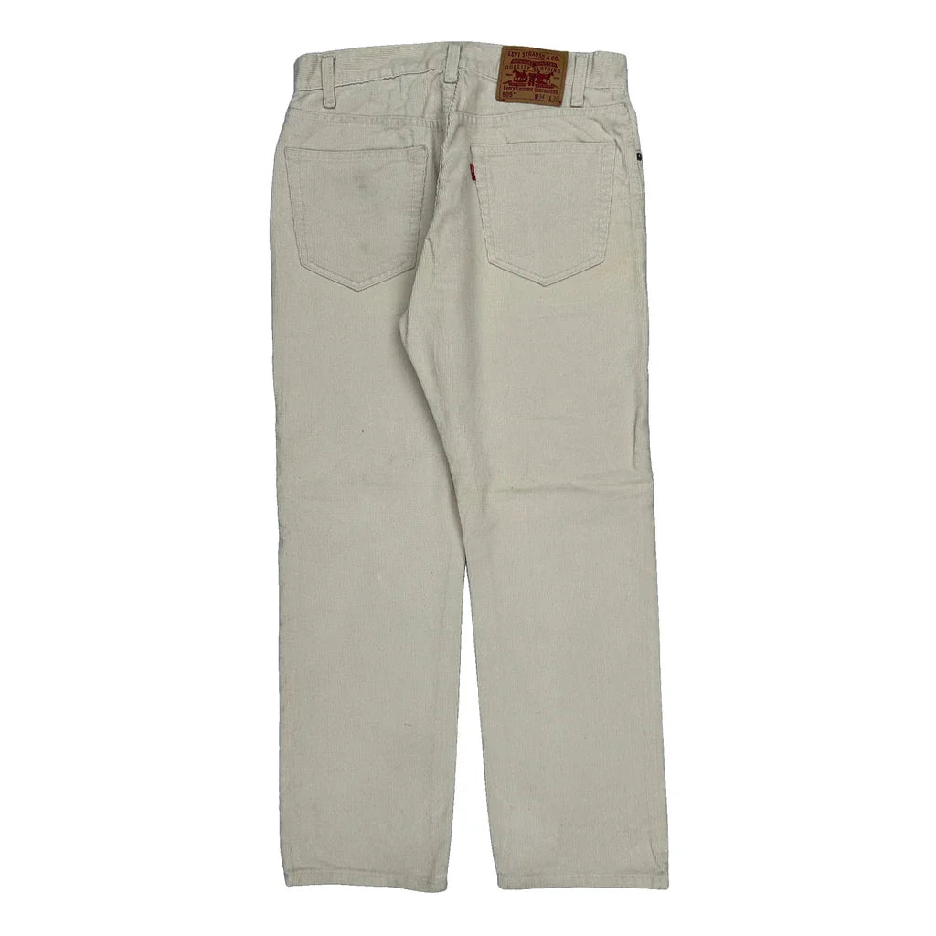 Buy 505 Levis Cord Trousers - 34″ Waist Cream Cotton Blend Refurbished - $36.17 505 Levis Cord Trousers - 34″ Waist Cream Cotton Blend Refurbished - Thrifted (note: this is a term often used to describe second- refurbished available on Cerqular