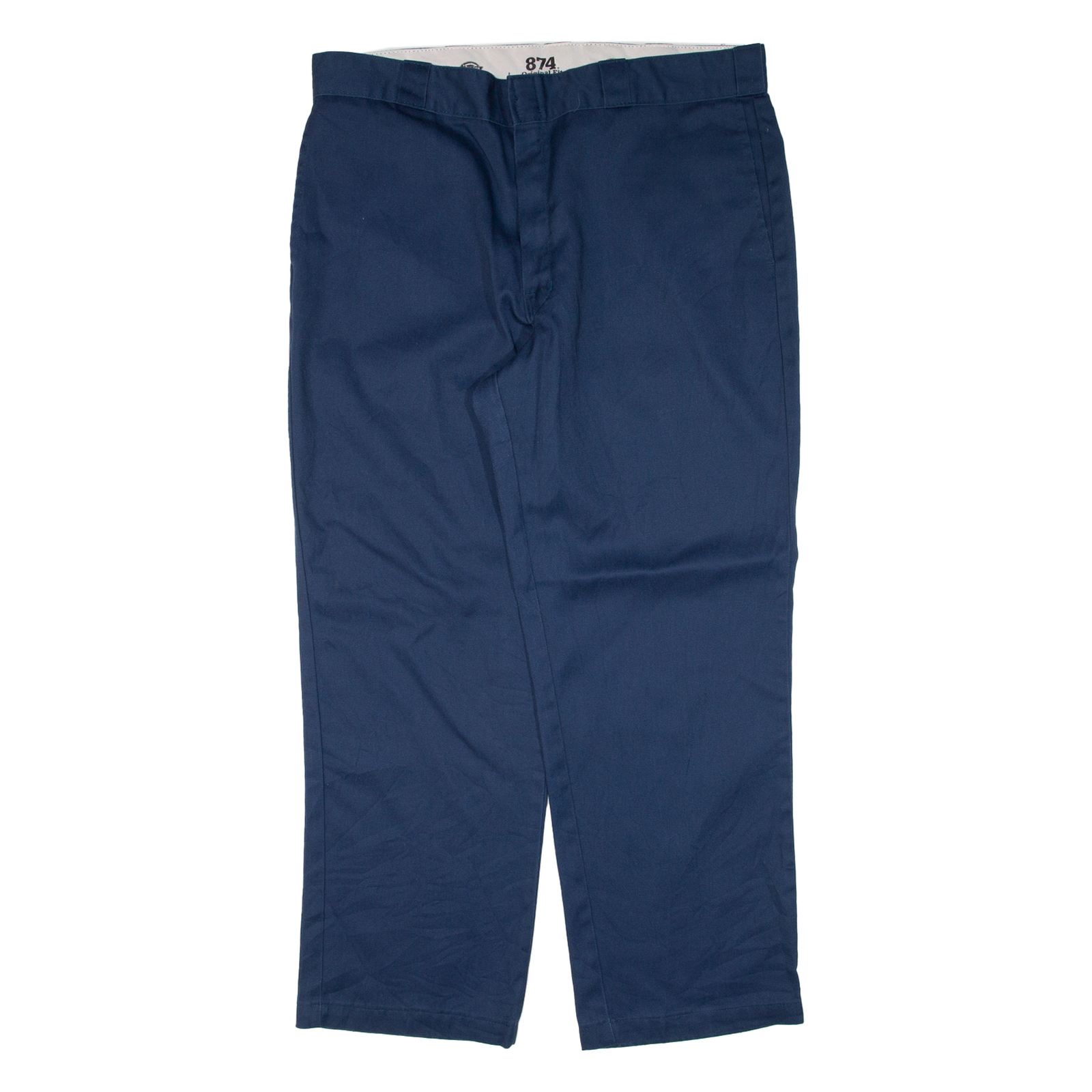 DICKIES 874 Workwear Mens Trousers Blue Regular Straight W38 L29 Refurbished - N/A refurbished available on Cerqular