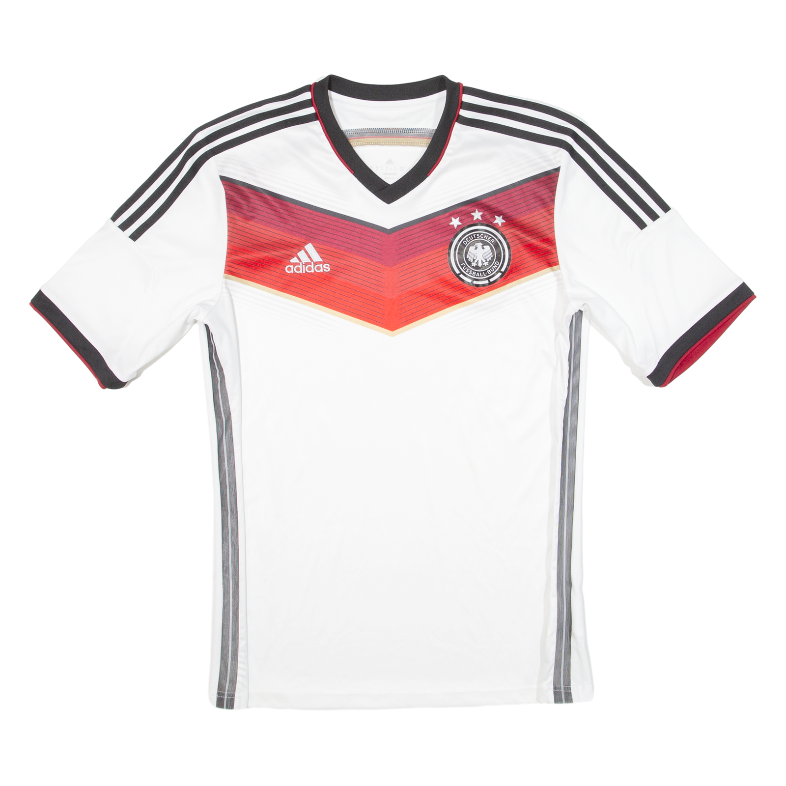 ADIDAS Germany Mens Football Shirt Jersey White V-Neck M Refurbished - N/A refurbished available on Cerqular
