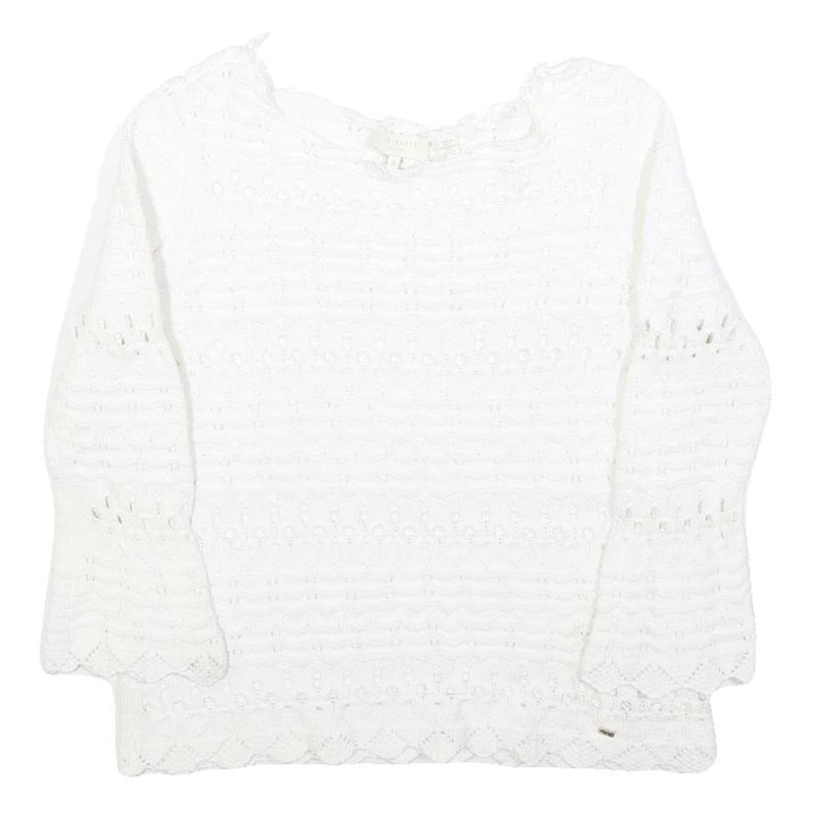 Buy TED BAKER Womens White Plain Jumper Round Neck Basic Knit M Elegant Knitwear Refurbished - $33.79 TED BAKER Womens White Plain Jumper Round Neck Basic Knit M Elegant Knitwear Refurbished - N/A refurbished available on Cerqular