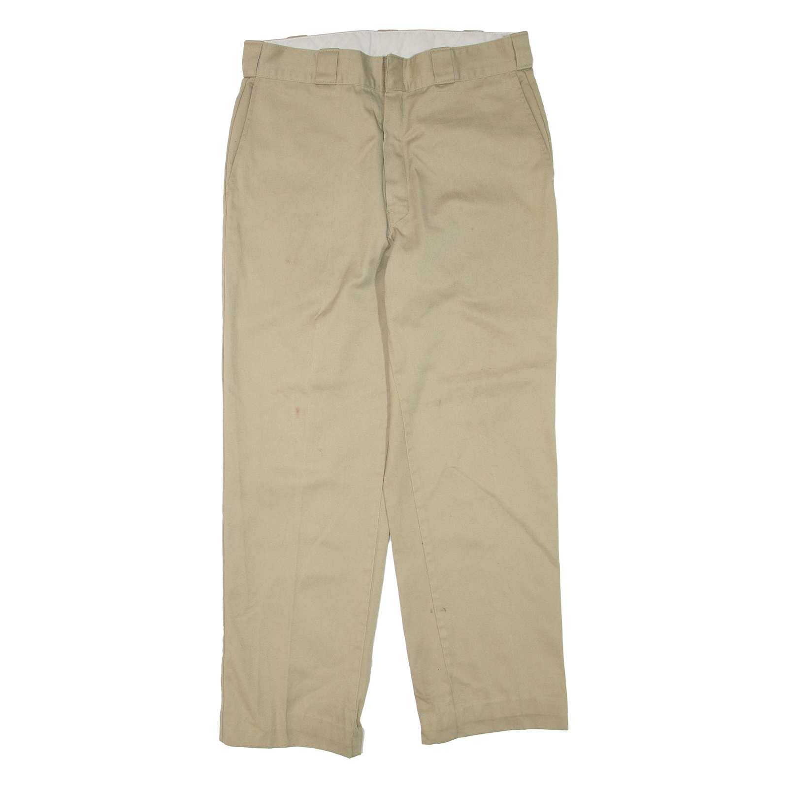DICKIES Mens Trousers Beige Regular Straight W32 L30 Refurbished - N/A refurbished available on Cerqular
