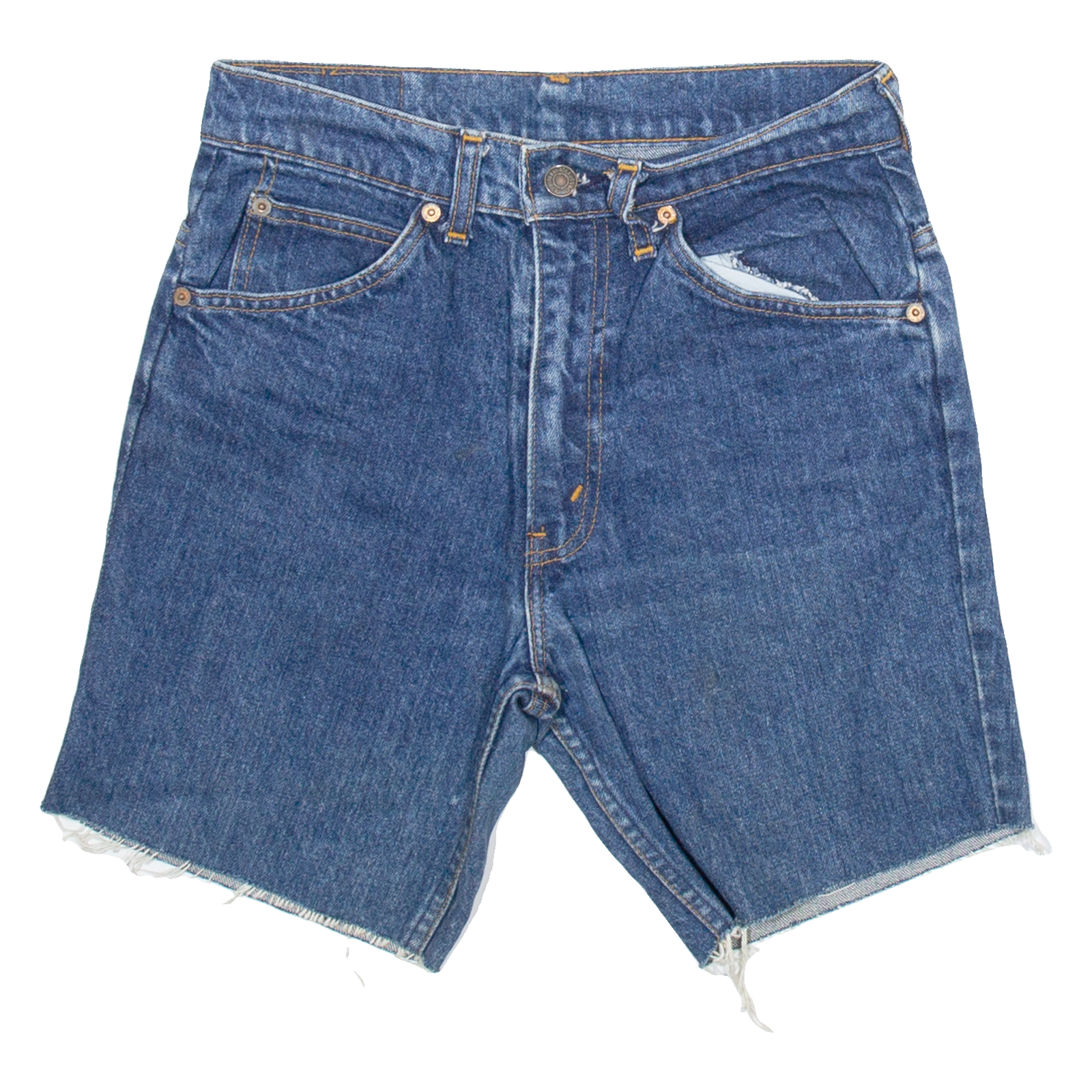 LEVI'S Womens Denim Shorts Blue S W28 Refurbished - N/A refurbished available on Cerqular