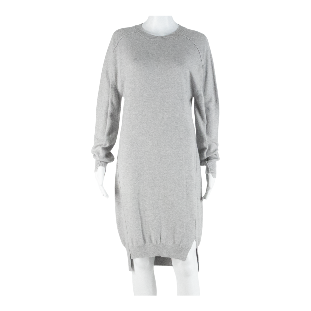 STELLA MCCARTNEY Womens Jumper Dress Grey Long Sleeve Knee Length M Refurbished - N/A refurbished available on Cerqular