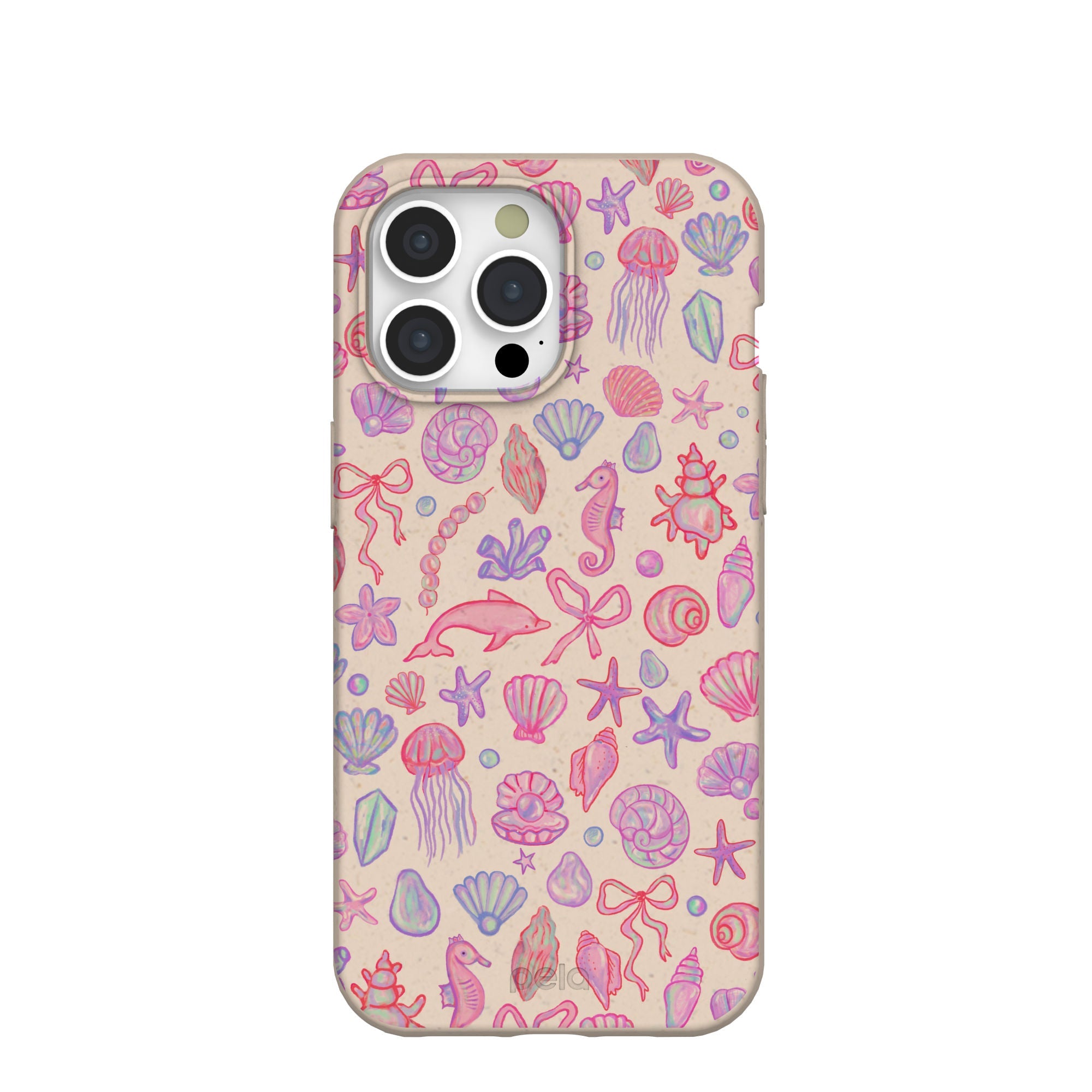 Seashell Mermaid Dreams iPhone 15 Pro Max Case Refurbished - Pela Case refurbished available on Cerqular