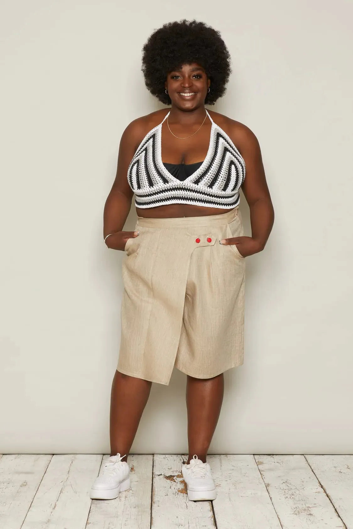 Catherine Top (Monochrome) | size: 3XL to 4XL Refurbished - N/A refurbished available on Cerqular