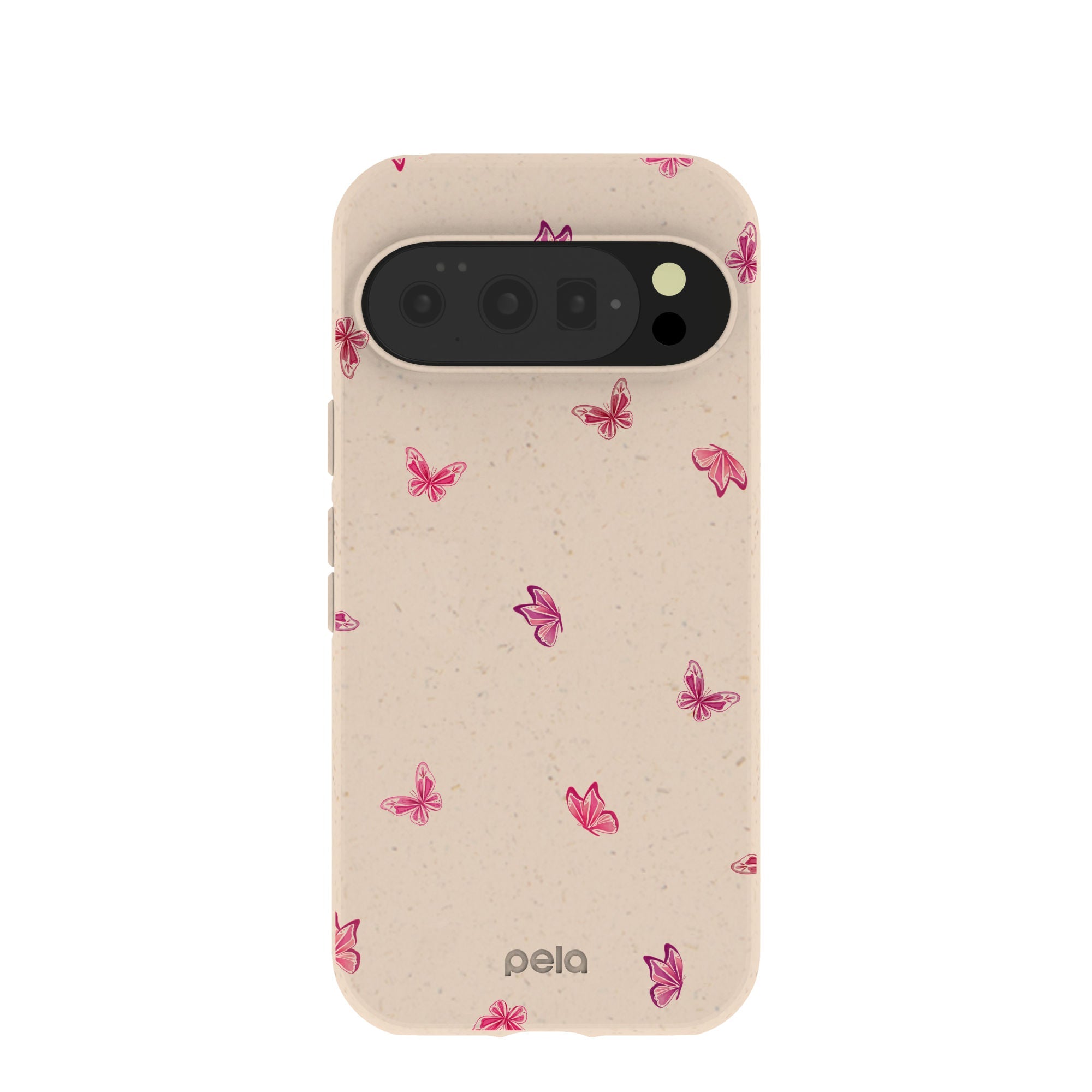 Seashell Lil Flutters Google Pixel 10/10 Pro Case | PixelSnap Compatibility: Without PixelSnap Refurbished - Pela Case refurbished available on Cerqular