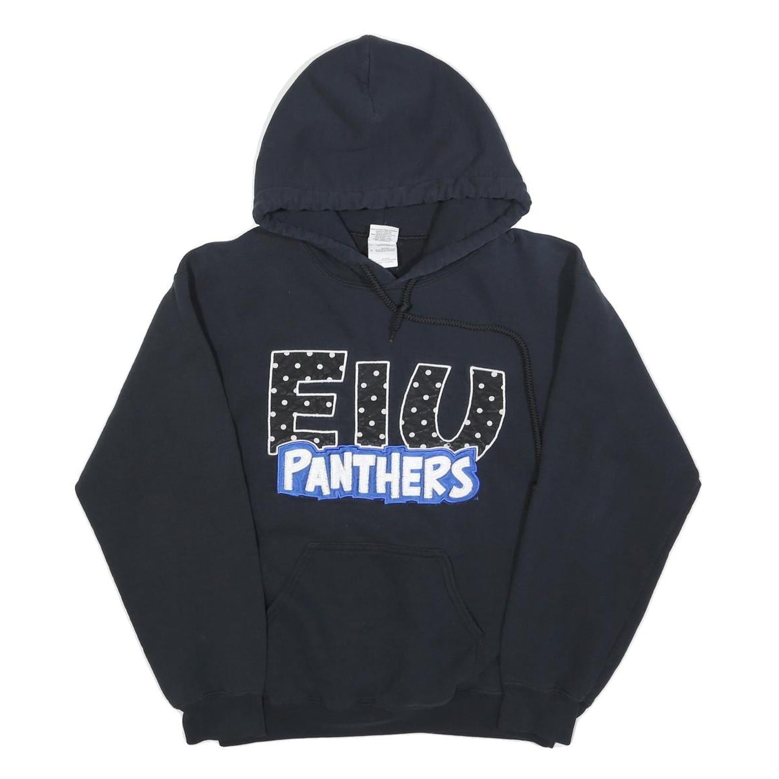 GILDAN Mens Black EIUPanthers Pullover Hoodie S Cotton Blend Casual Refurbished - N/A refurbished available on Cerqular