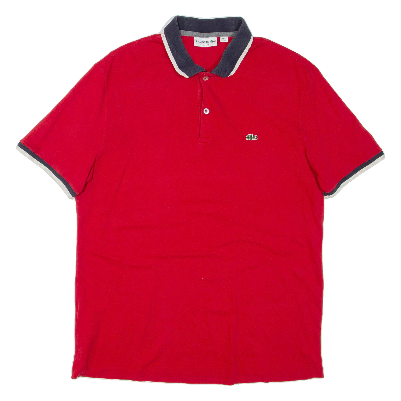 LACOSTE Mens Polo Shirt Red XS Refurbished - N/A refurbished available on Cerqular