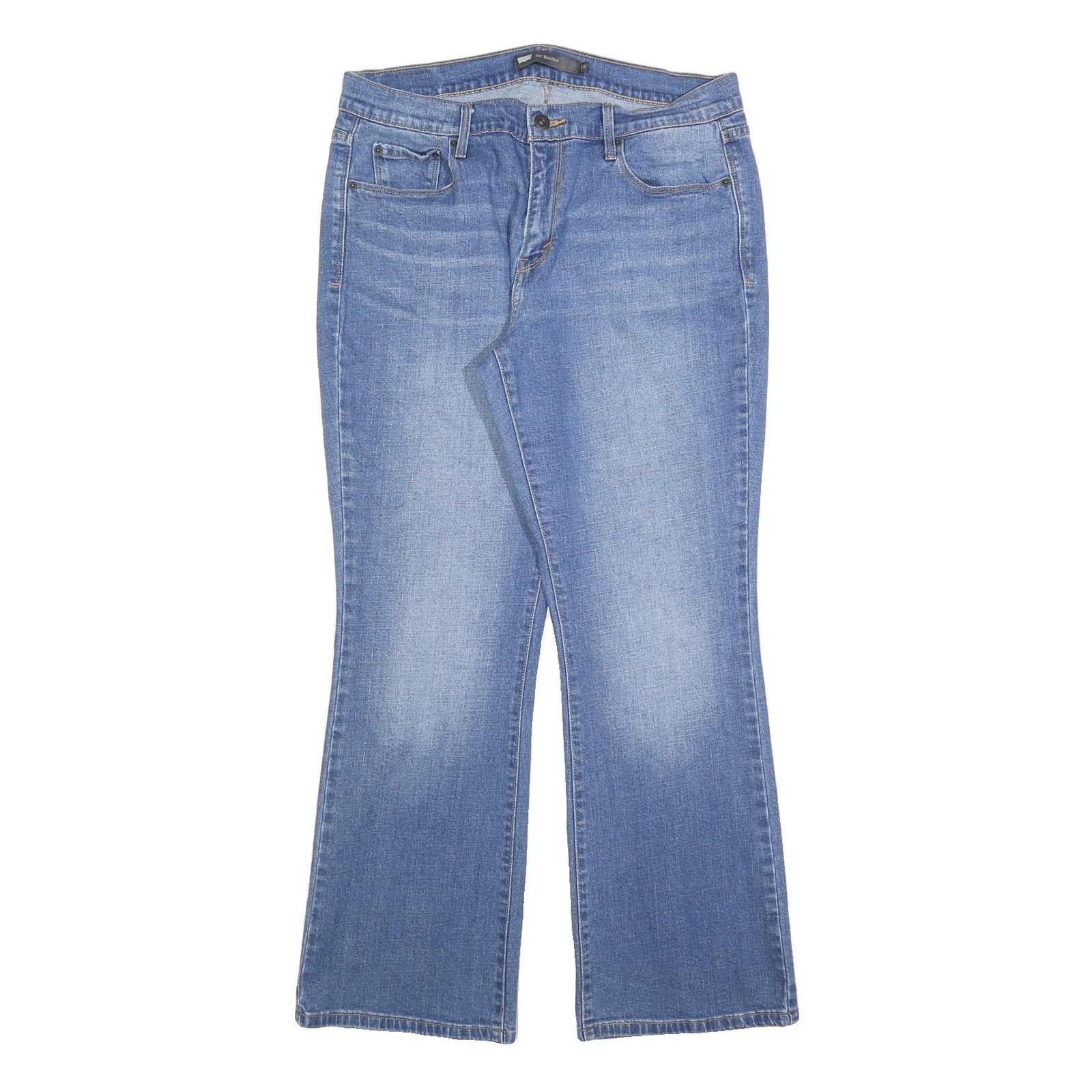 LEVI'S Womens Regular Fit Blue Denim Bootcut Jeans W31 L30 Classic Style Zip Refurbished - N/A refurbished available on Cerqular