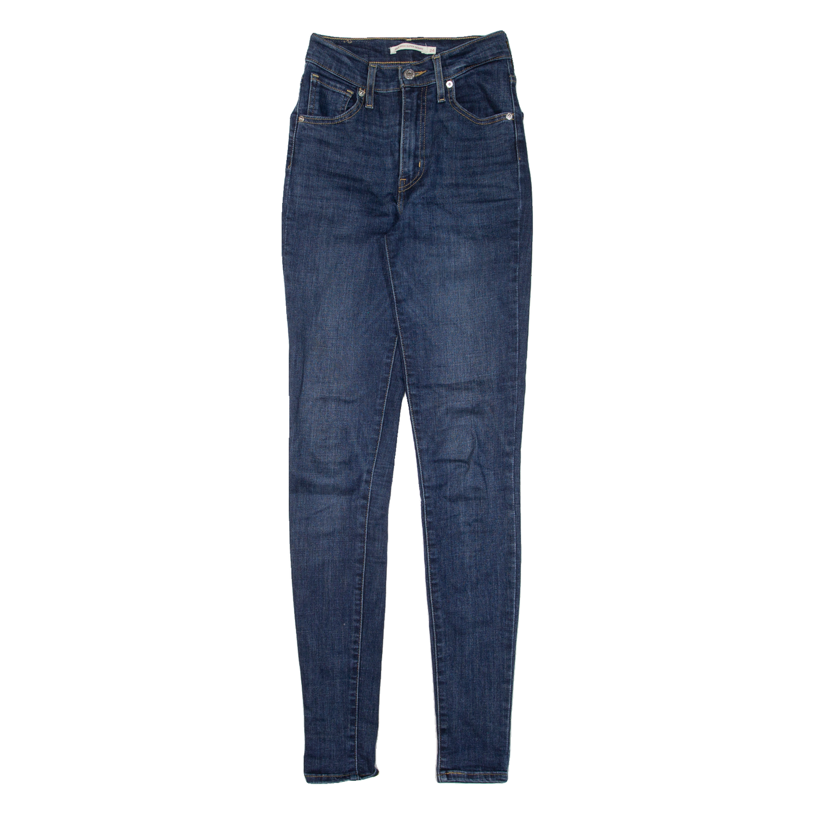 LEVI'S Mile High Womens Jeans Blue Slim Skinny W24 L32 Refurbished - N/A refurbished available on Cerqular