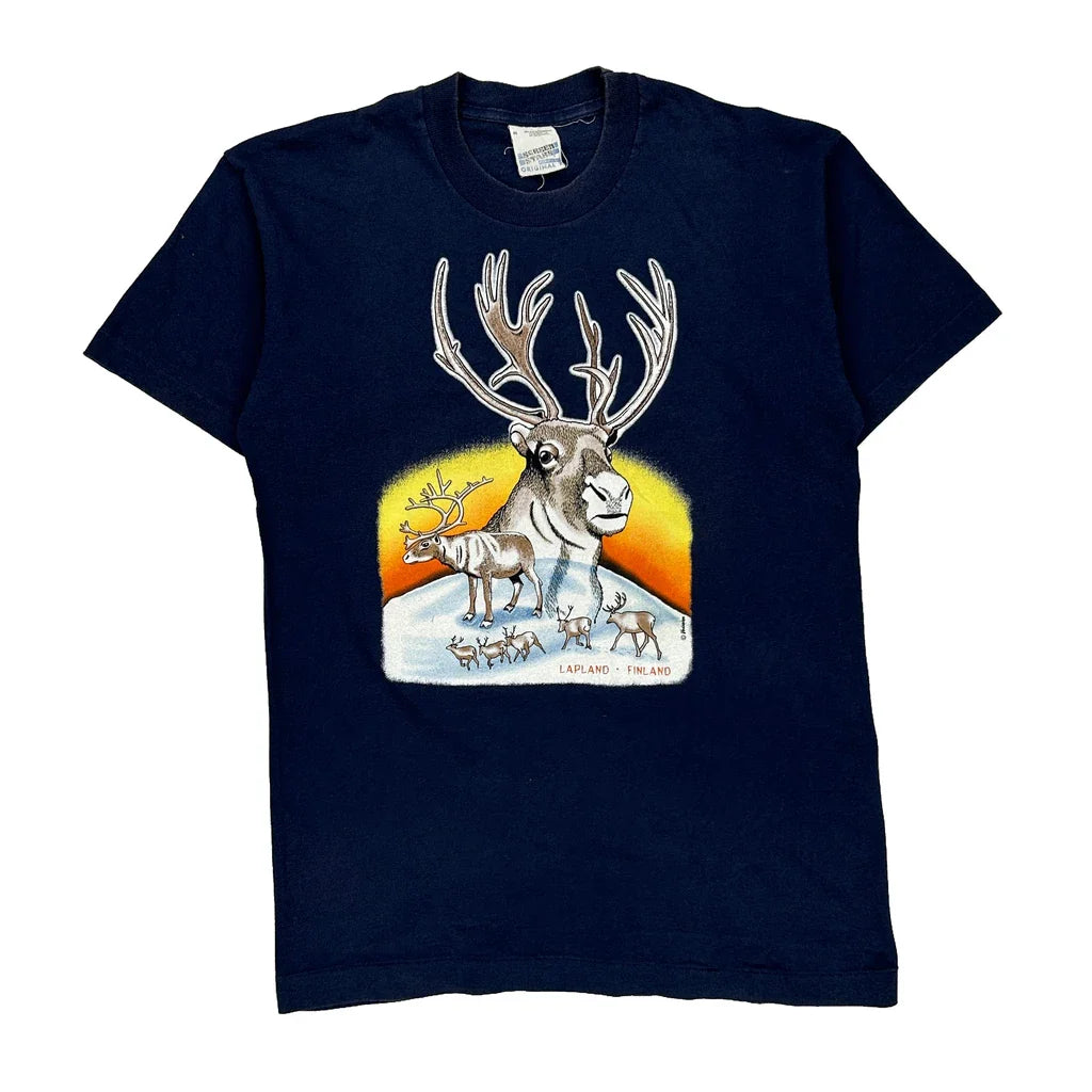 Screen Stars Single Stitch T-Shirt - Medium Multicoloured Cotton Refurbished - Thrifted (note: this is a term often used to describe second- refurbished available on Cerqular