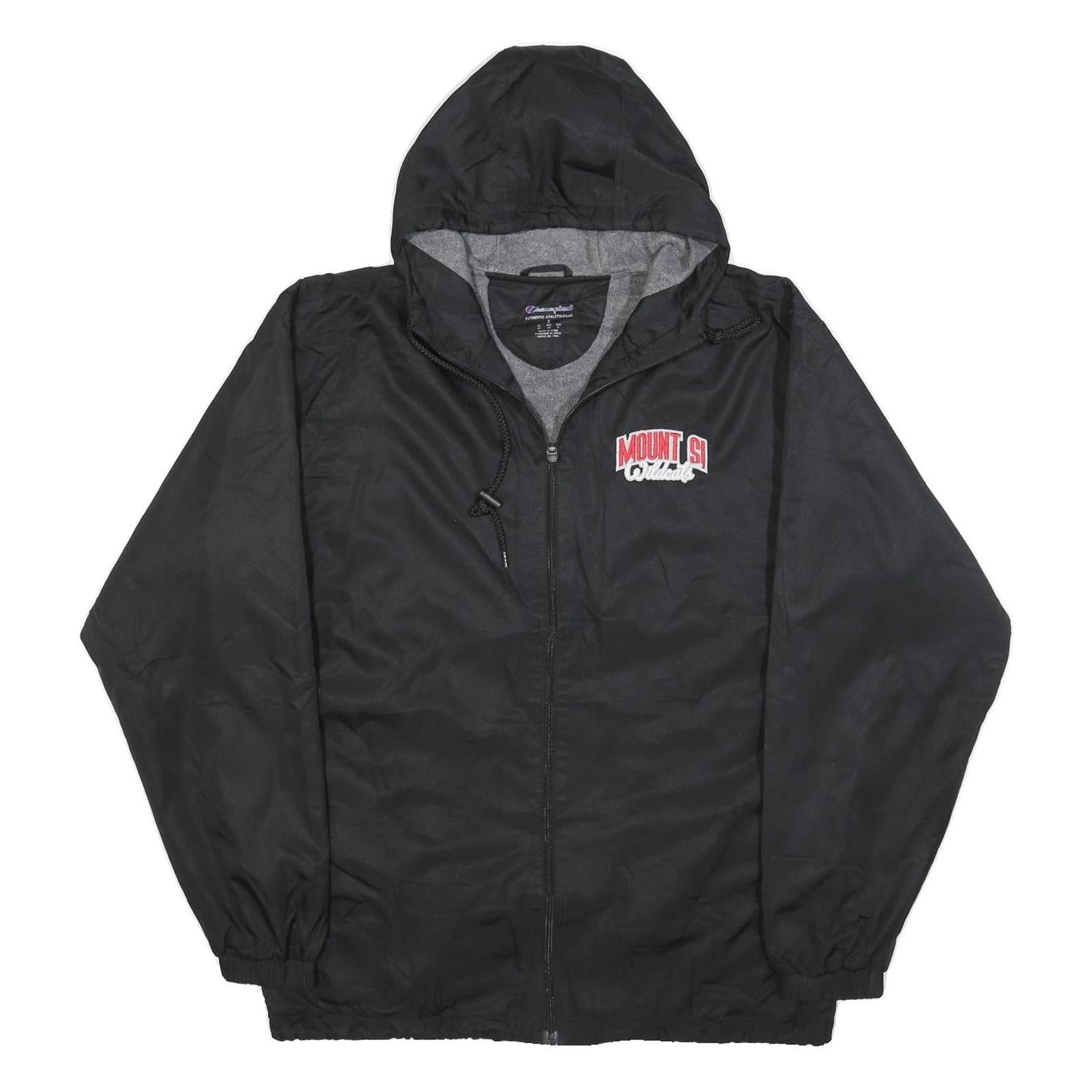 Buy CHAMPION Mens Black Hooded Zip Jacket S Polyester Blend Plain Lightweight Refurbished - $41.59 CHAMPION Mens Black Hooded Zip Jacket S Polyester Blend Plain Lightweight Refurbished - N/A refurbished available on Cerqular