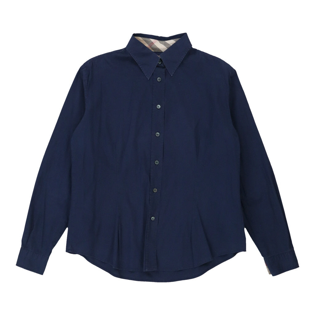 Burberry London Shirt - Large Blue Cotton | Size: large Refurbished - N/A (Preloved Designer is not a specific brand, it refurbished available on Cerqular