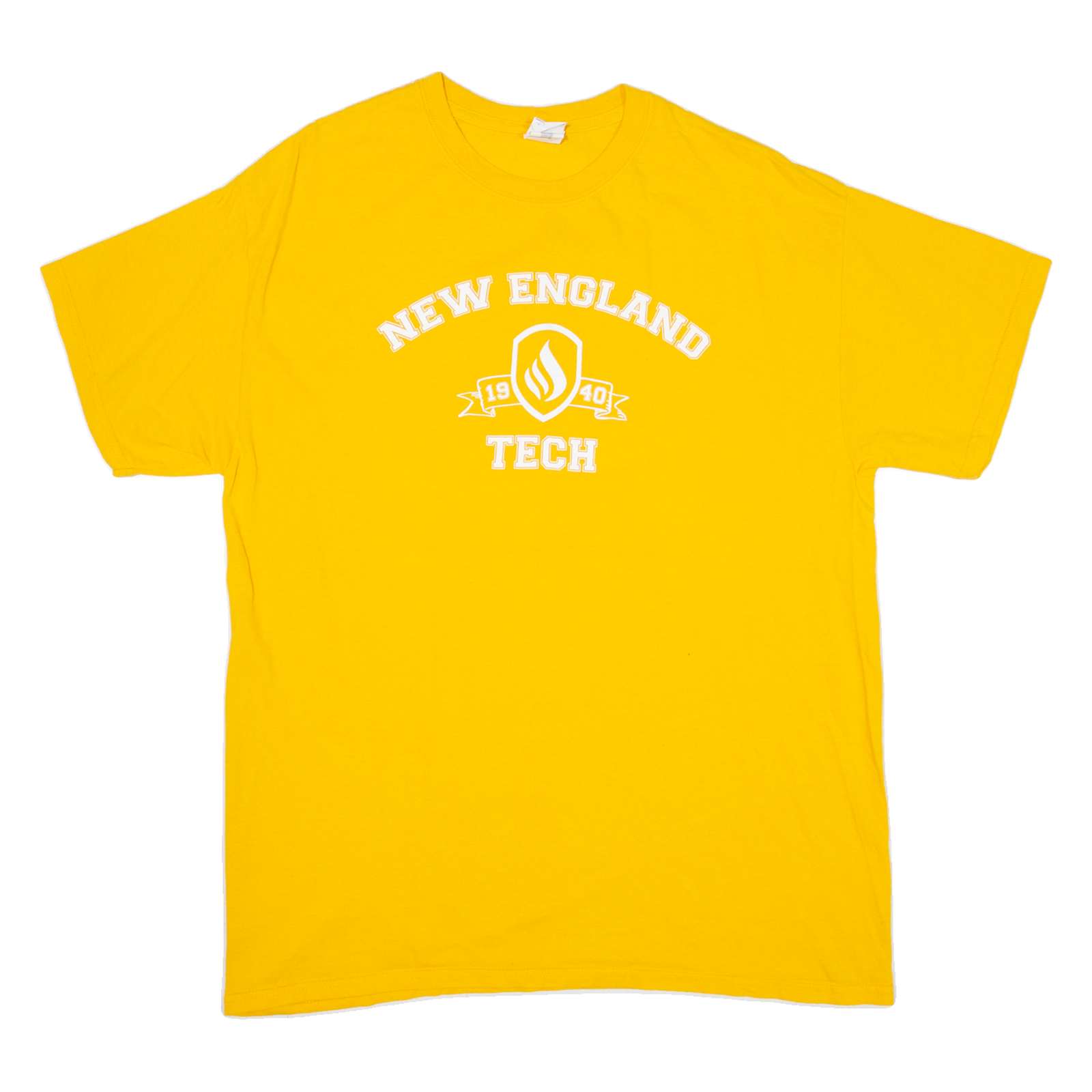 Buy GILDAN New England Tech Mens T-Shirt Yellow USA L Refurbished - $12.99 GILDAN New England Tech Mens T-Shirt Yellow USA L Refurbished - N/A refurbished available on Cerqular