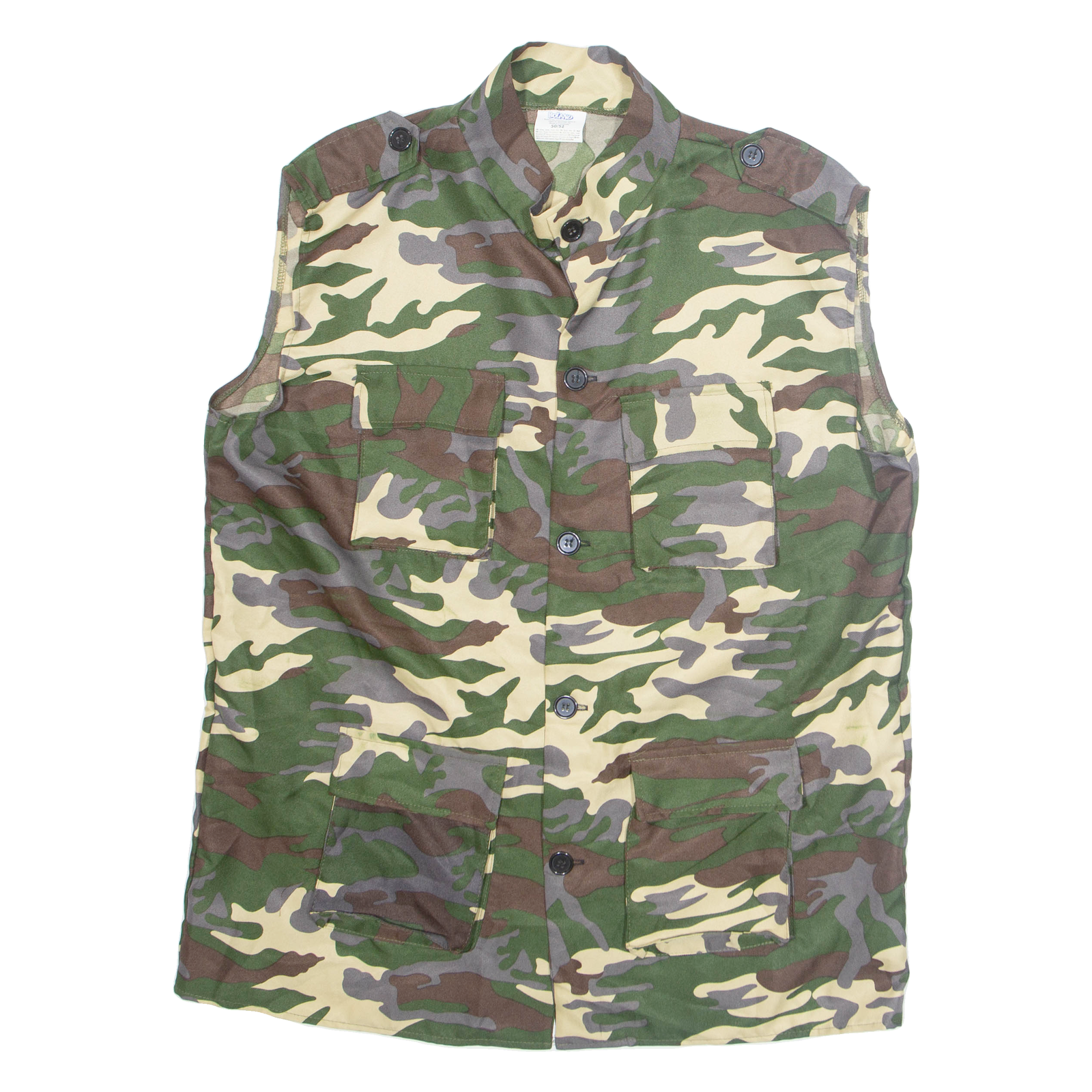 BOLAND Mens Shirt Green Camouflage Sleeveless L Refurbished - N/A refurbished available on Cerqular