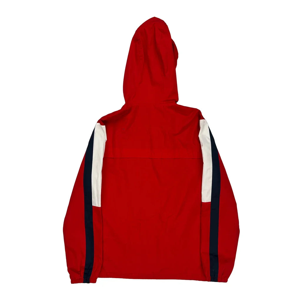 Buy Tommy Hilfiger Jacket - XS Red Polyester Refurbished - $66.99 Tommy Hilfiger Jacket - XS Red Polyester Refurbished - Thrifted (note: this is a term often used to describe second- refurbished available on Cerqular