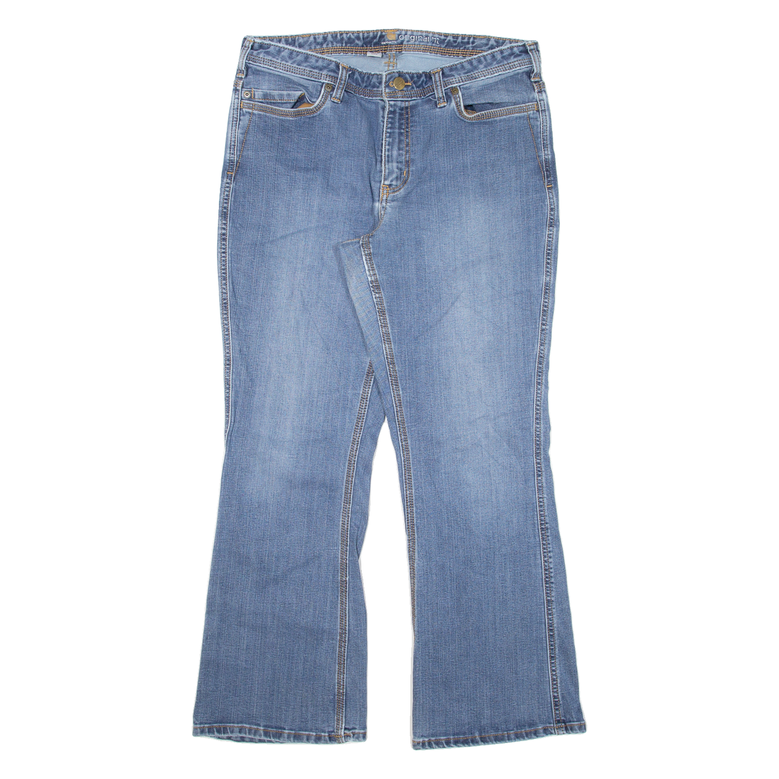 CARHARTT Workwear Womens Jeans Blue Regular Bootcut W31 L27 Refurbished - N/A refurbished available on Cerqular