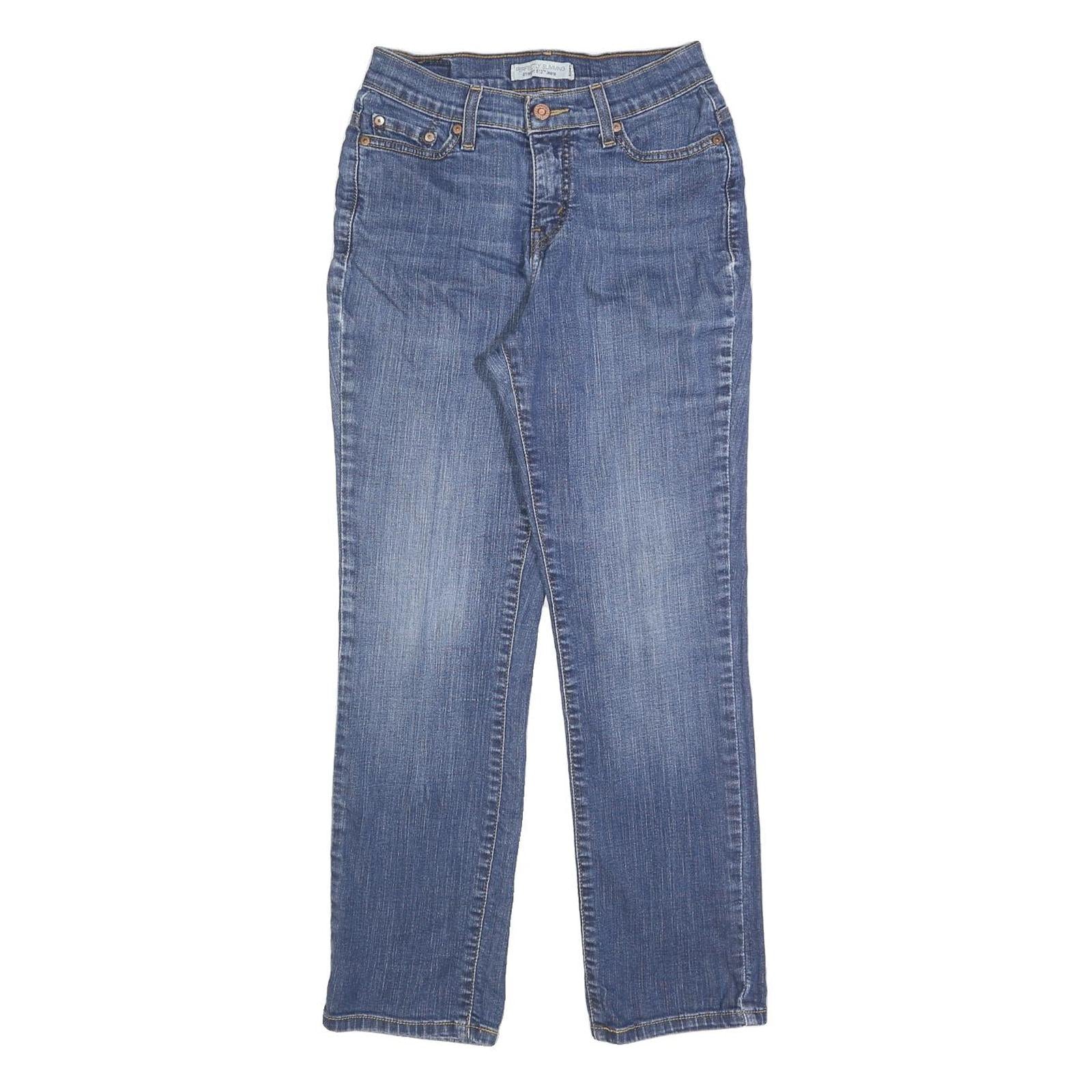 LEVI'S 512 Tapered Womens Jeans Blue Slim Denim Medium W26 L28 Stretch Comfort Refurbished - N/A refurbished available on Cerqular