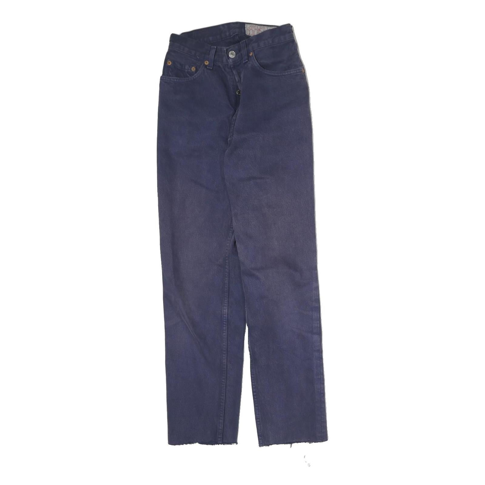 LEVI'S 901 Mens Jeans Blue Regular Straight Denim W27 L30 Classic Zip Cotton Refurbished - N/A refurbished available on Cerqular