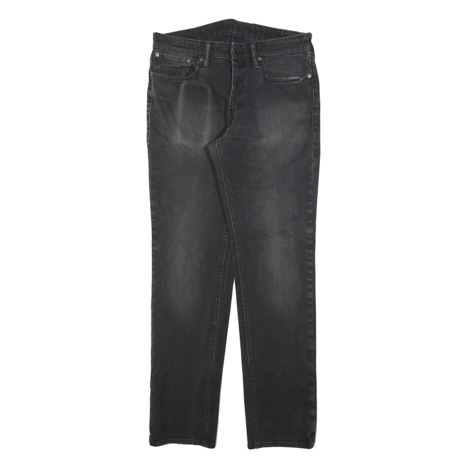 LEVI'S 511 Slim Mens Jeans Black Denim W32 L32 Zip Cotton Blend Refurbished - N/A refurbished available on Cerqular