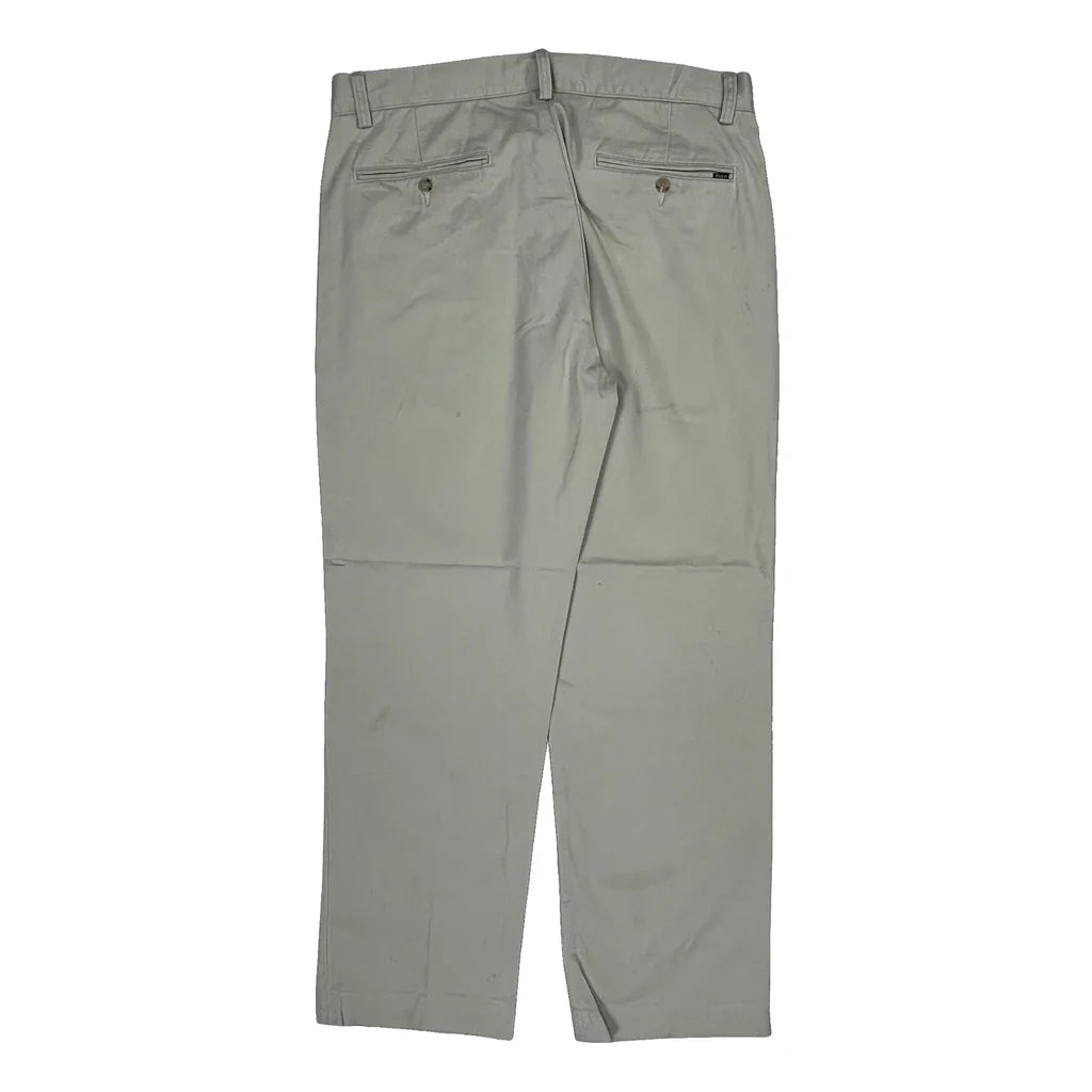Buy Polo By Ralph Lauren Chinos - 34W 30L Beige Cotton Refurbished - $36.17 Polo By Ralph Lauren Chinos - 34W 30L Beige Cotton Refurbished - Thrifted (note: this is a term often used to describe second- refurbished available on Cerqular