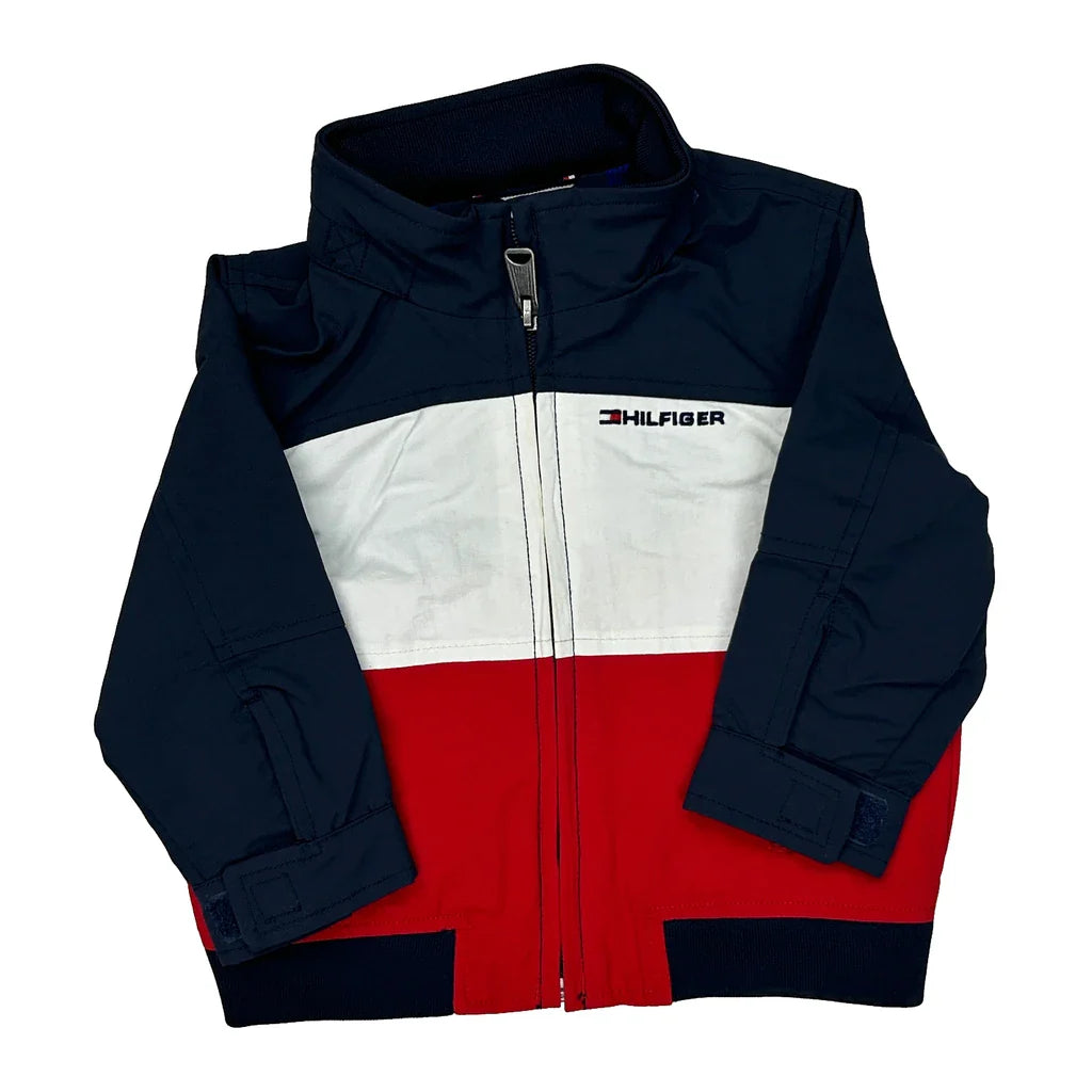 Age 12 Months Tommy Hilfiger Jacket - 4XS Navy Polyester Refurbished - Thrifted (note: this is a term often used to describe second- refurbished available on Cerqular