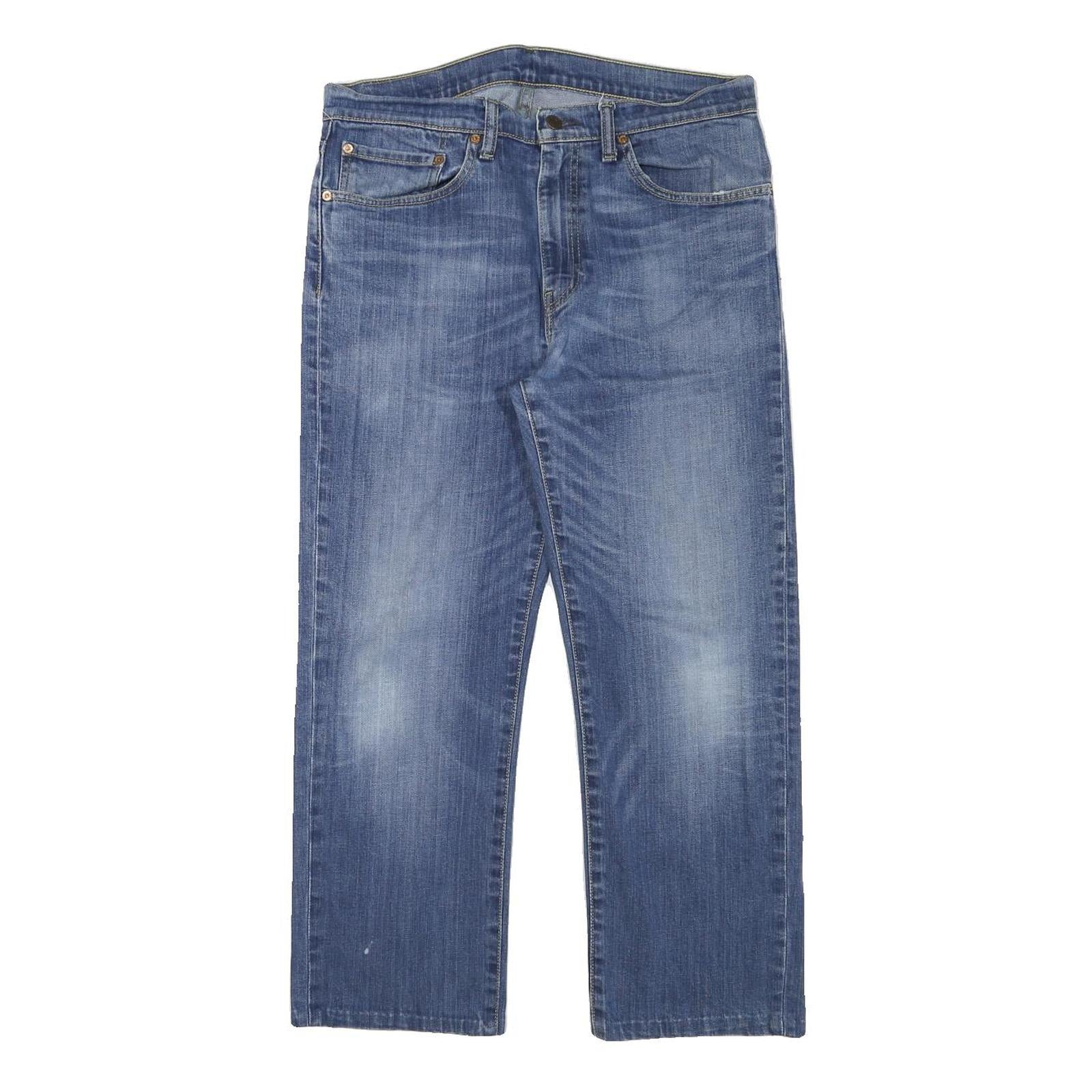 LEVI'S Mens Jeans Blue Regular Straight Denim Medium W33 L24 Classic Zip Cotton Refurbished - N/A refurbished available on Cerqular