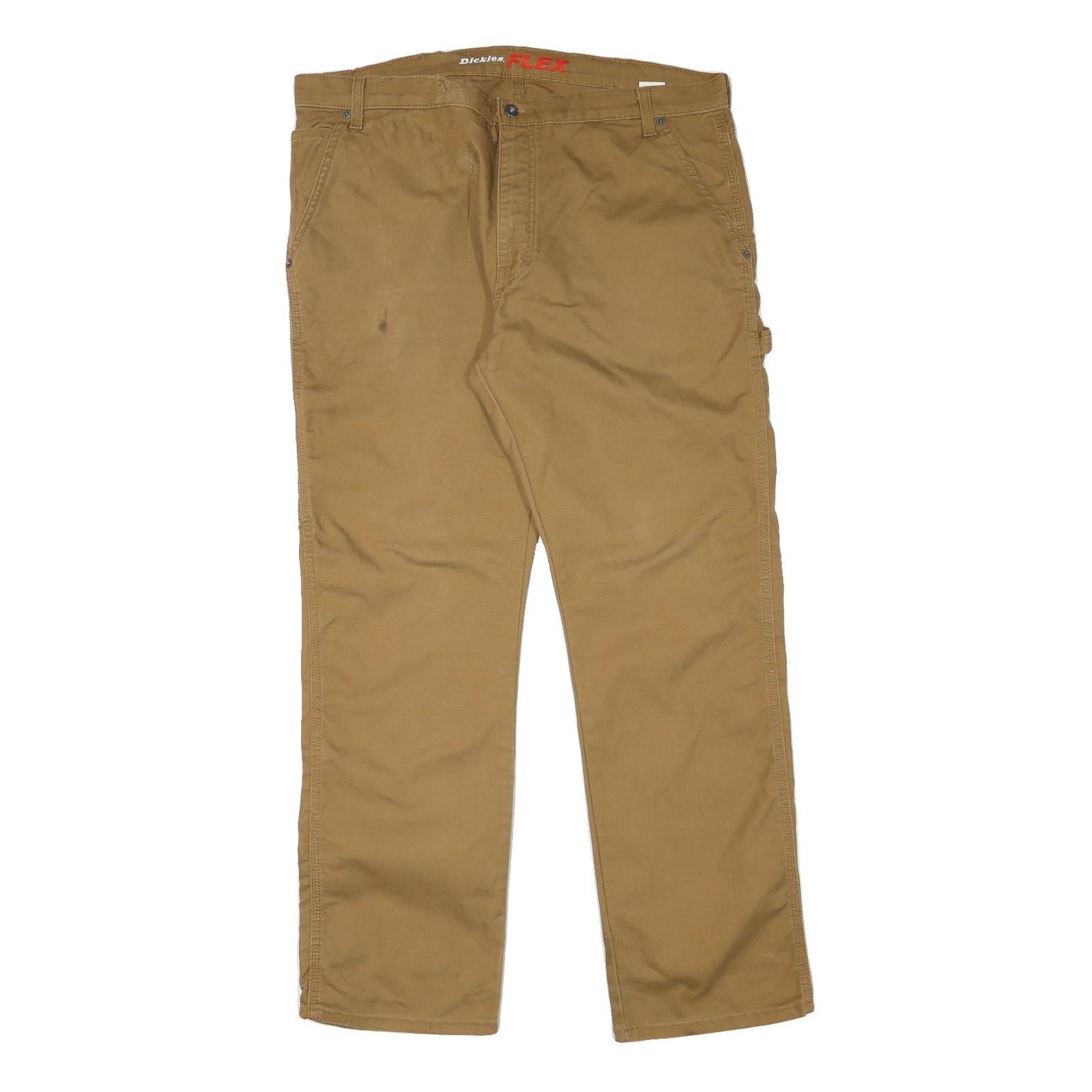 Buy DICKIES Mens Cotton Blend Beige Regular Fit Straight Leg Trousers W40 L32 Refurbished - $37.69 DICKIES Mens Cotton Blend Beige Regular Fit Straight Leg Trousers W40 L32 Refurbished - N/A refurbished available on Cerqular