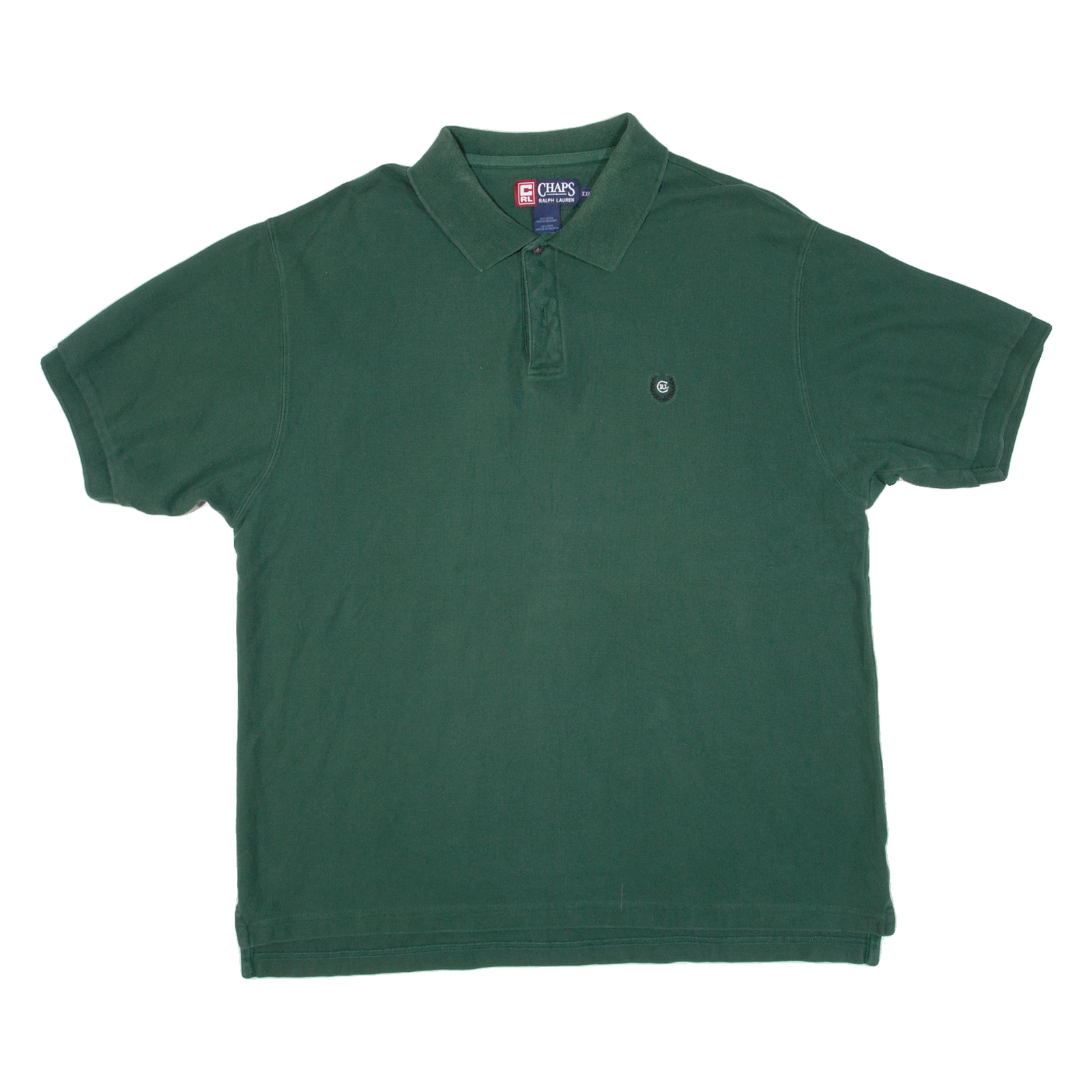 CHAPS RALPH LAUREN Mens Polo Shirt Green 2XL Refurbished - N/A refurbished available on Cerqular