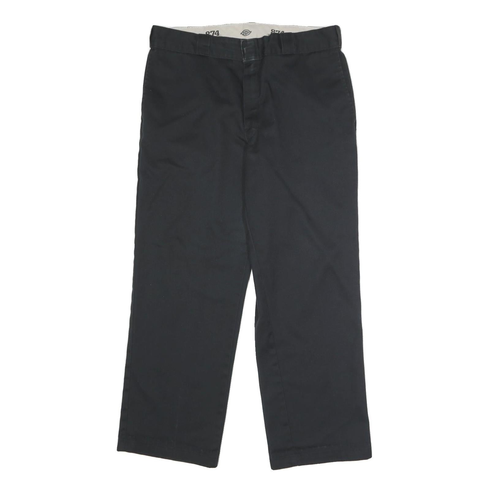 Buy DICKIES Mens Classic Black Polyester Blend Straight Leg Trousers W36 L29 Refurbished - $37.69 DICKIES Mens Classic Black Polyester Blend Straight Leg Trousers W36 L29 Refurbished - N/A refurbished available on Cerqular
