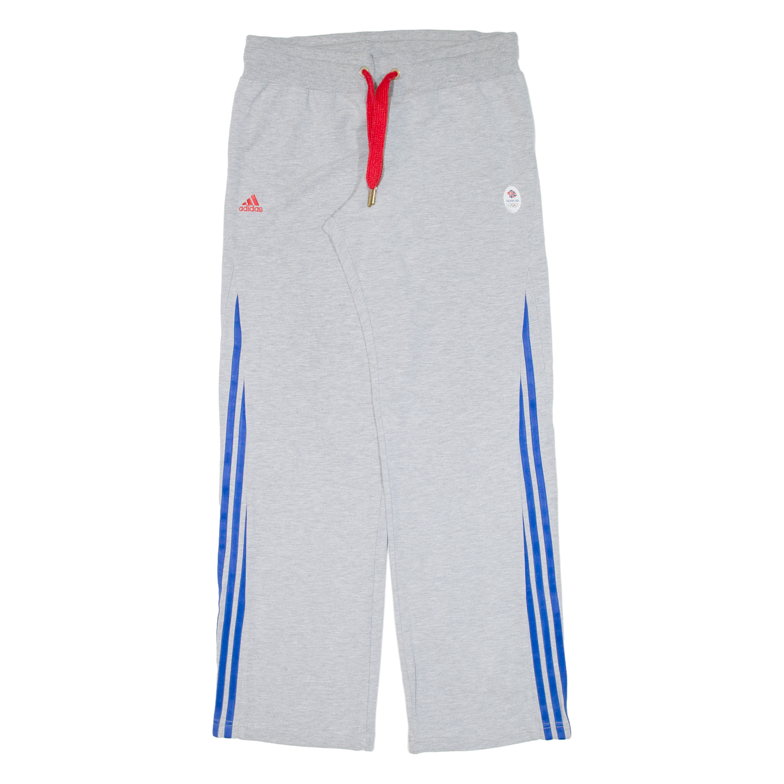 ADIDAS Olympics Team GB Womens Sweatpants Grey Straight UK 12 W30 L30 Refurbished - N/A refurbished available on Cerqular