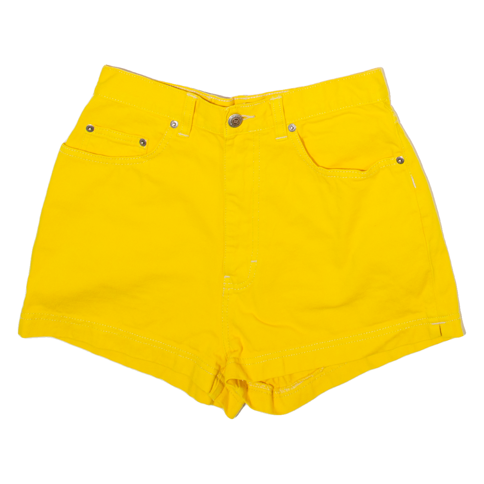 TEDDY'S Womens Casual Shorts Yellow S W26 Refurbished - N/A refurbished available on Cerqular
