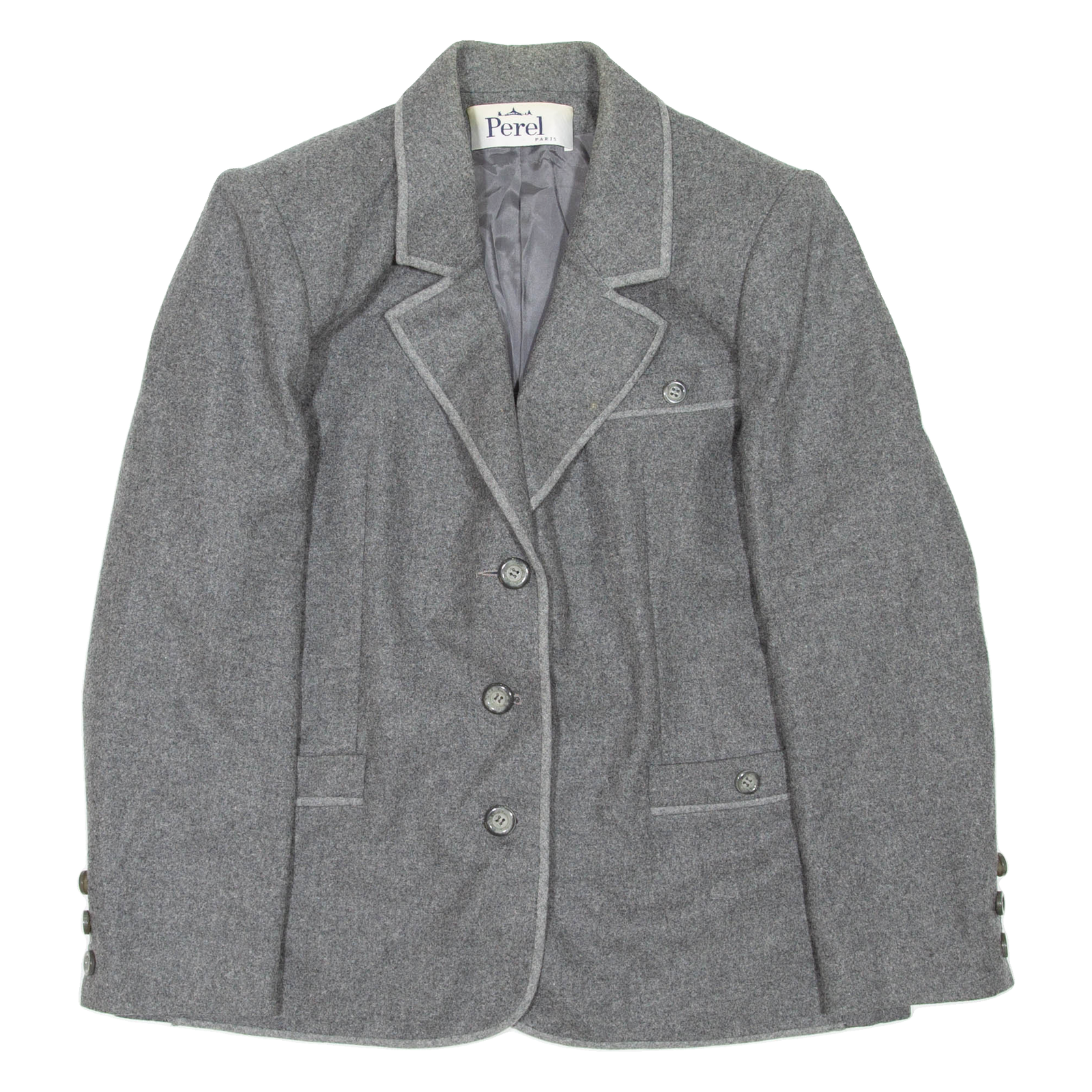 Buy PEREL PARIS Womens Blazer Coat Grey Wool M Refurbished - $28.07 PEREL PARIS Womens Blazer Coat Grey Wool M Refurbished - N/A refurbished available on Cerqular