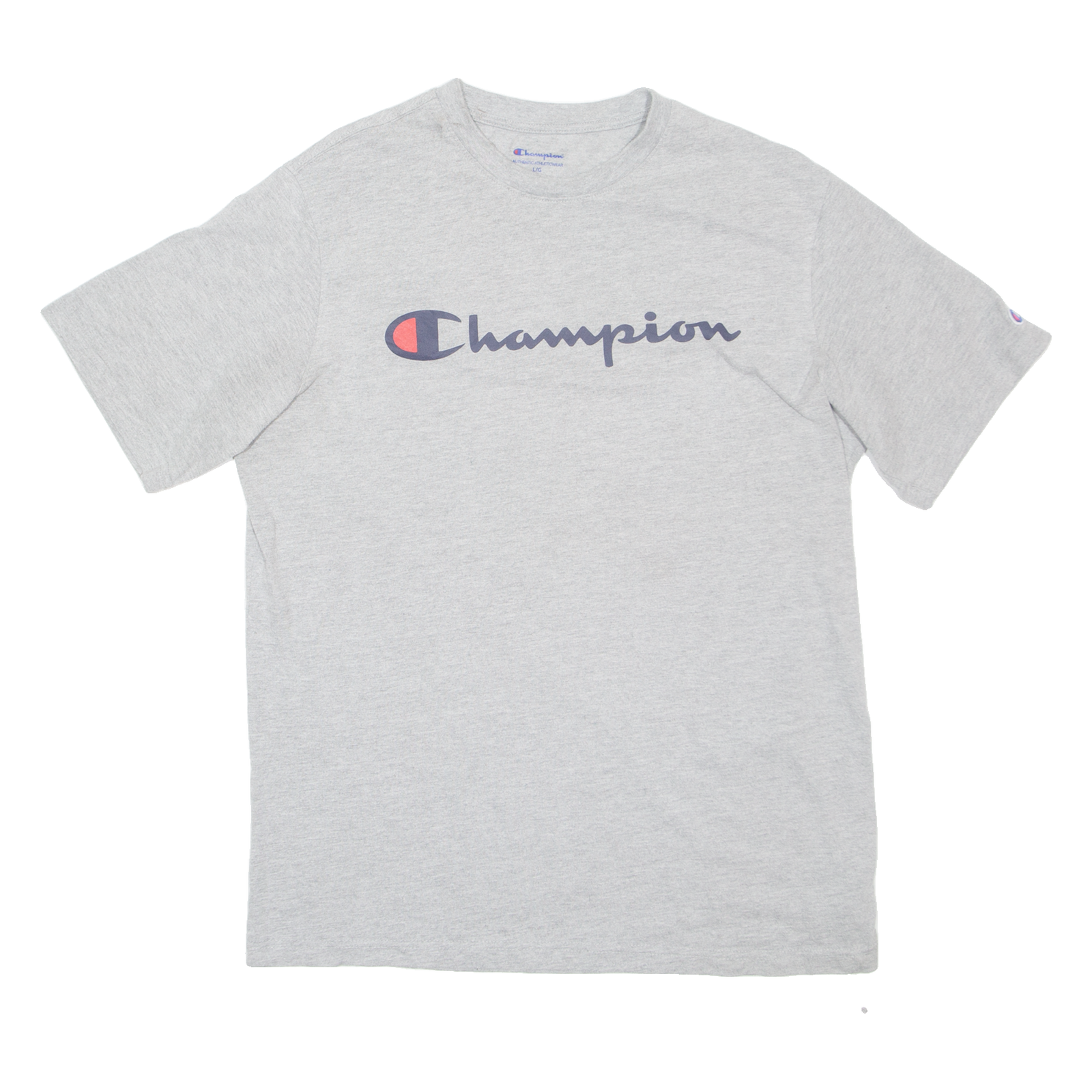 CHAMPION Mens T-Shirt Grey L Refurbished - N/A refurbished available on Cerqular