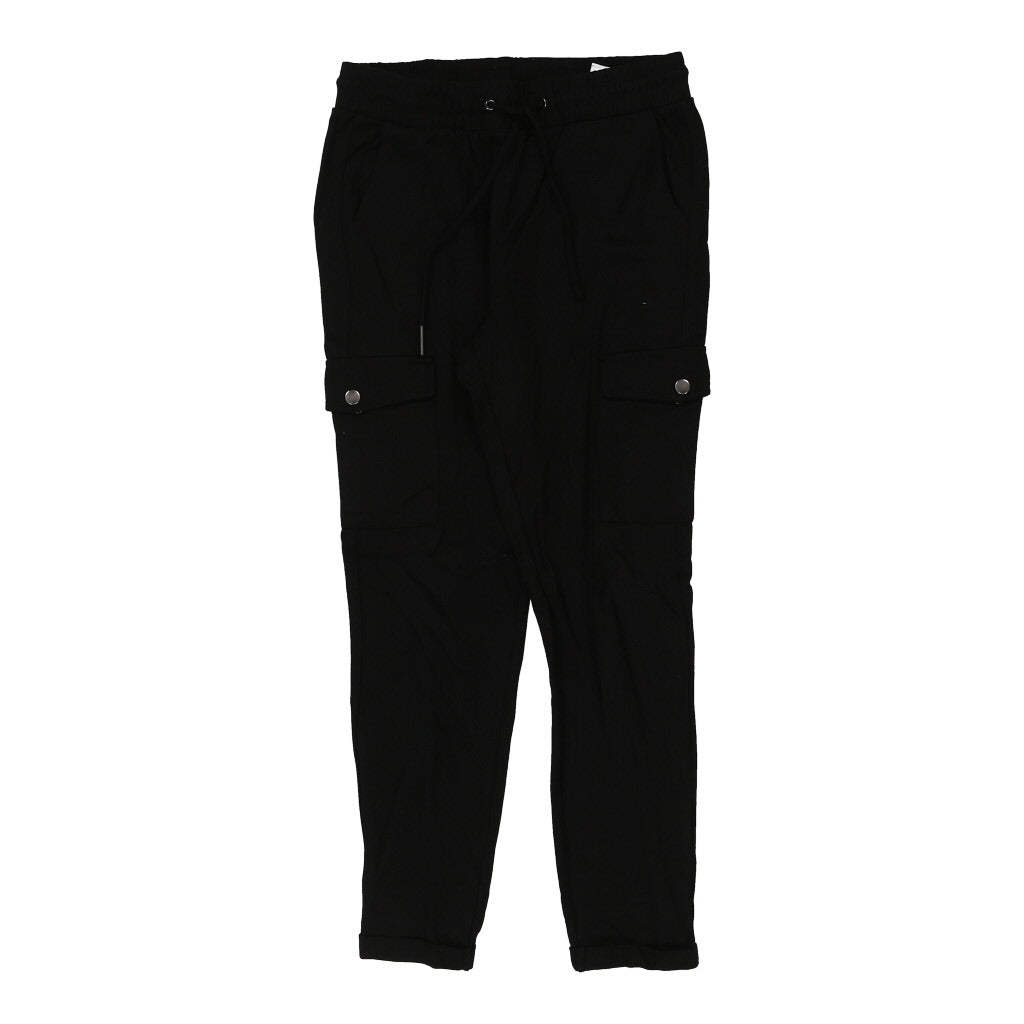 Jean Pascale Cargo Tracksuit - Small Black Cotton Blend Refurbished - Thrifted (note: this is a term often used to describe second- refurbished available on Cerqular