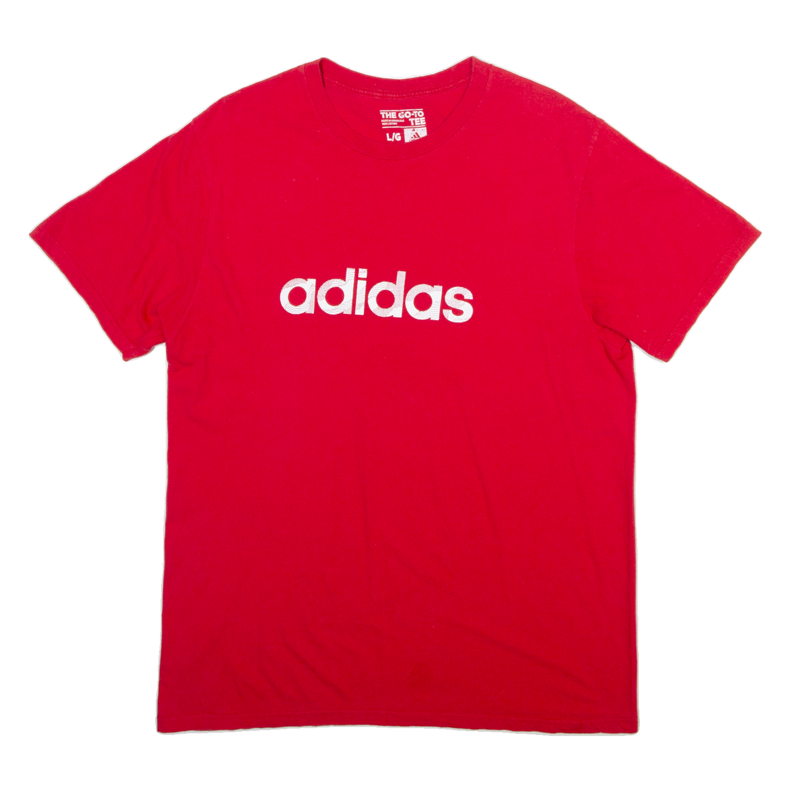 ADIDAS Mens T-Shirt Red L Refurbished - N/A refurbished available on Cerqular