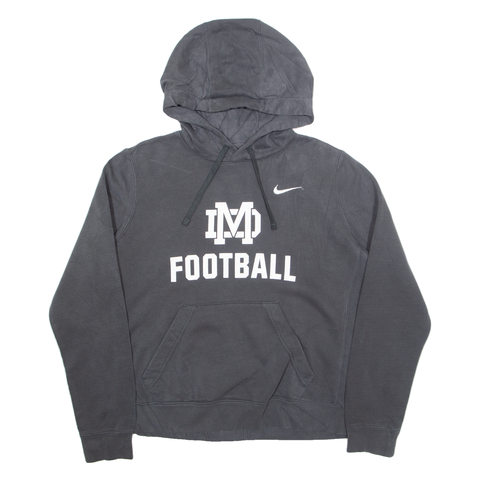 NIKE Football Womens Grey Hoodie USA M Refurbished - N/A refurbished available on Cerqular