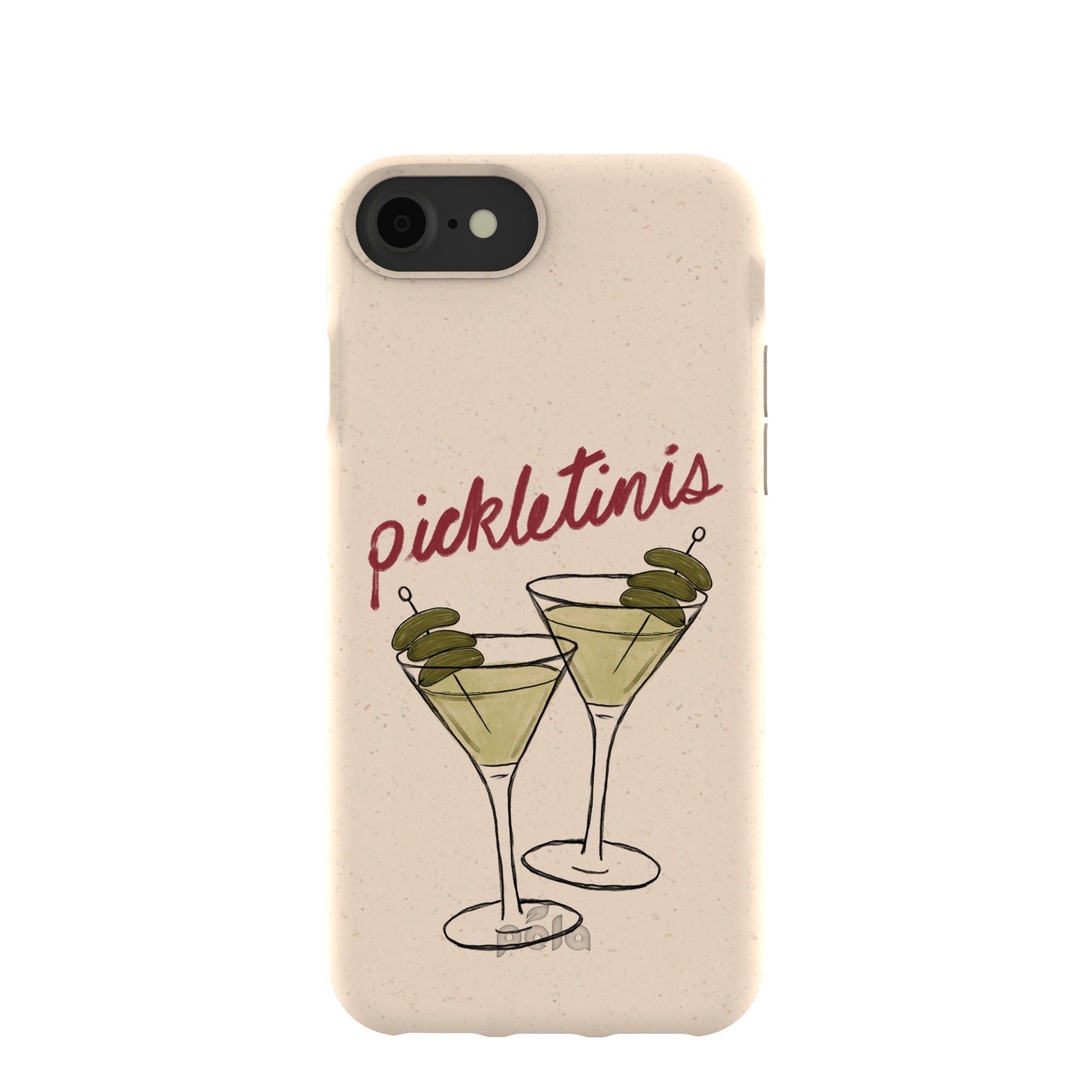 Seashell Pickletinis iPhone 6/6s/7/8/SE Case Refurbished - Pela Case refurbished available on Cerqular