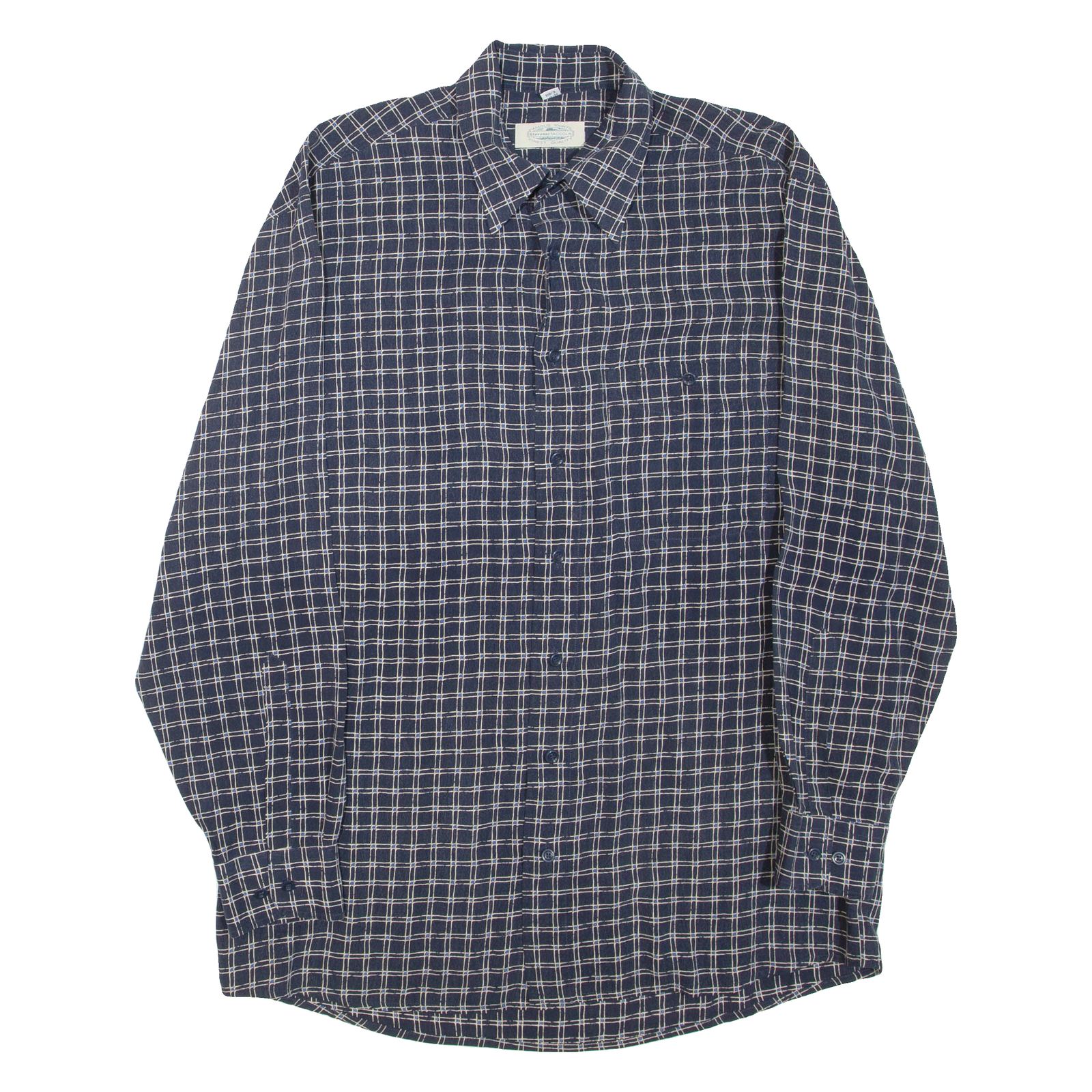 Buy Mens Shirt Blue Check Long Sleeve M Refurbished - $18.19 Mens Shirt Blue Check Long Sleeve M Refurbished - N/A refurbished available on Cerqular