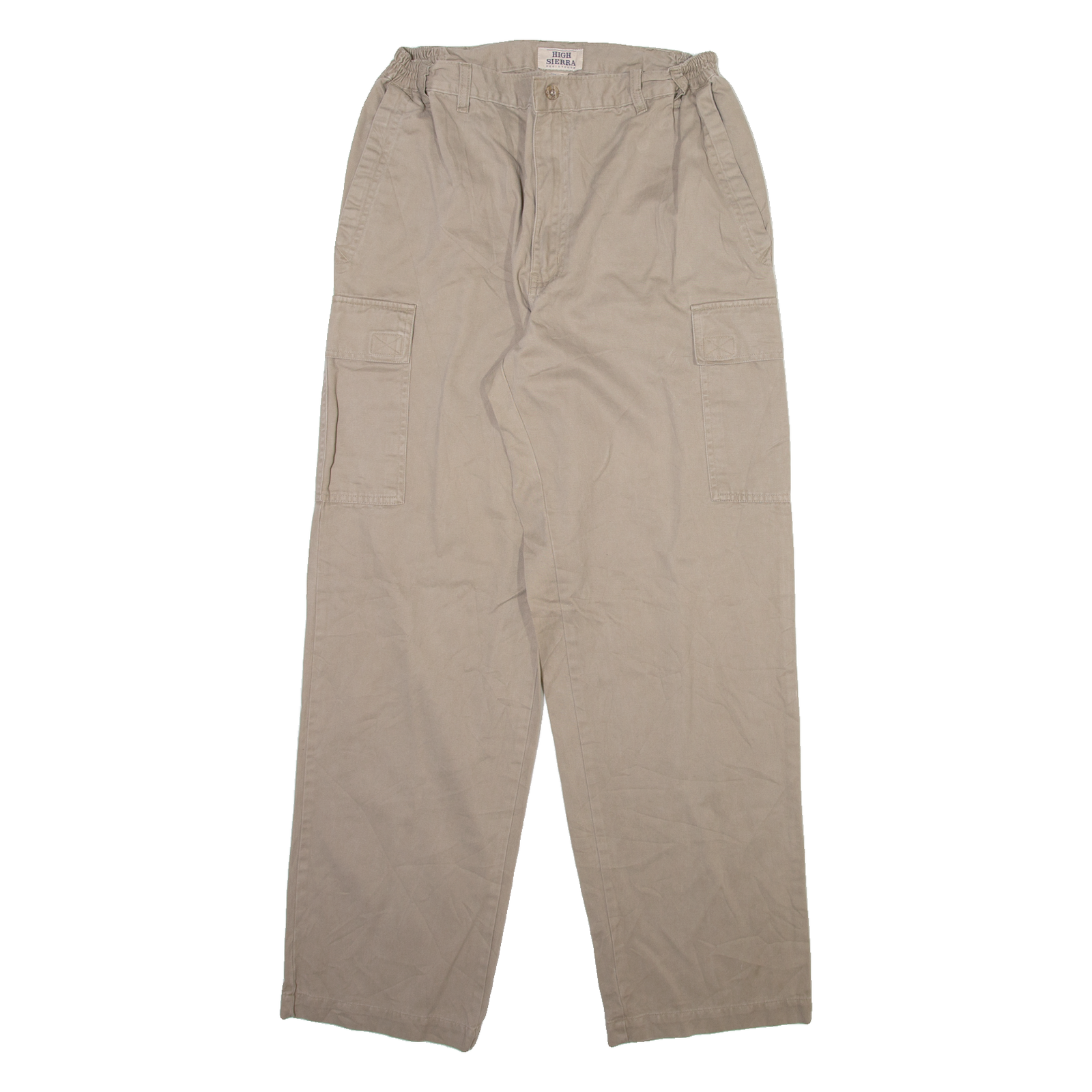 HIGH SIERRA Cargo Mens Trousers Beige Relaxed Straight W28 L31 Refurbished - N/A refurbished available on Cerqular