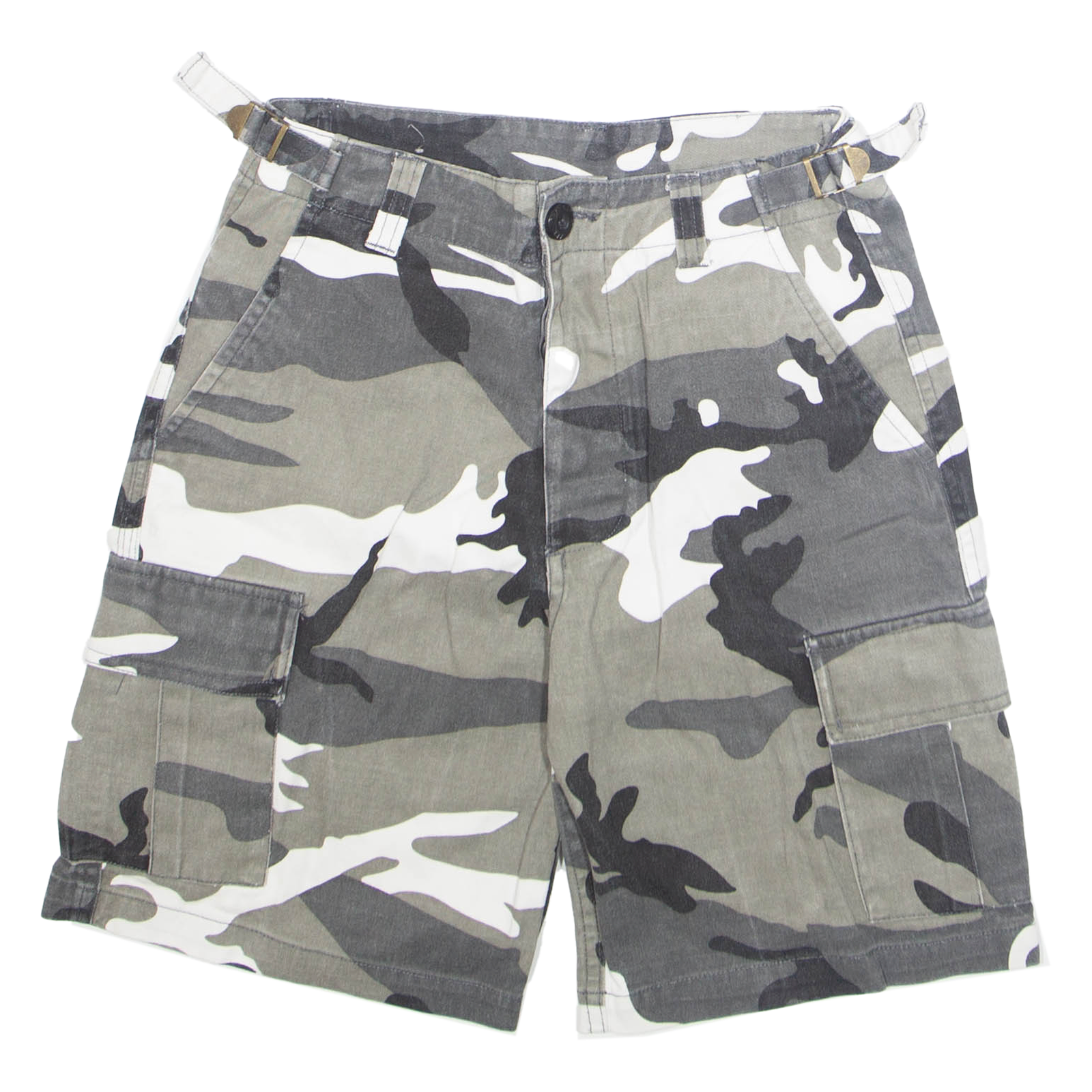 ARMY TEX Mens Cargo Shorts Grey Camouflage S W24 Refurbished - N/A refurbished available on Cerqular