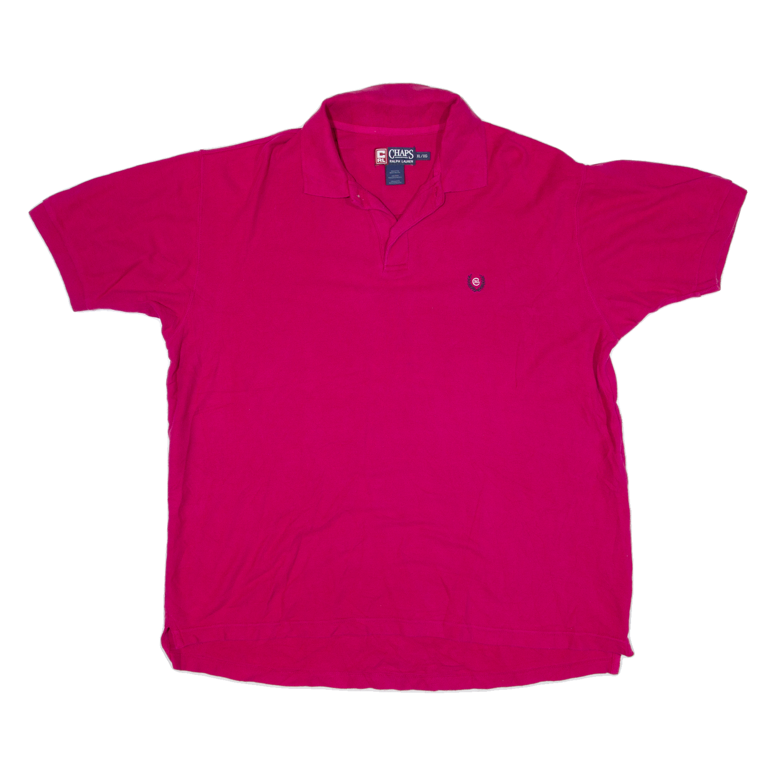 CHAPS RALPH LAUREN Mens Polo Shirt Pink XL Refurbished - N/A refurbished available on Cerqular