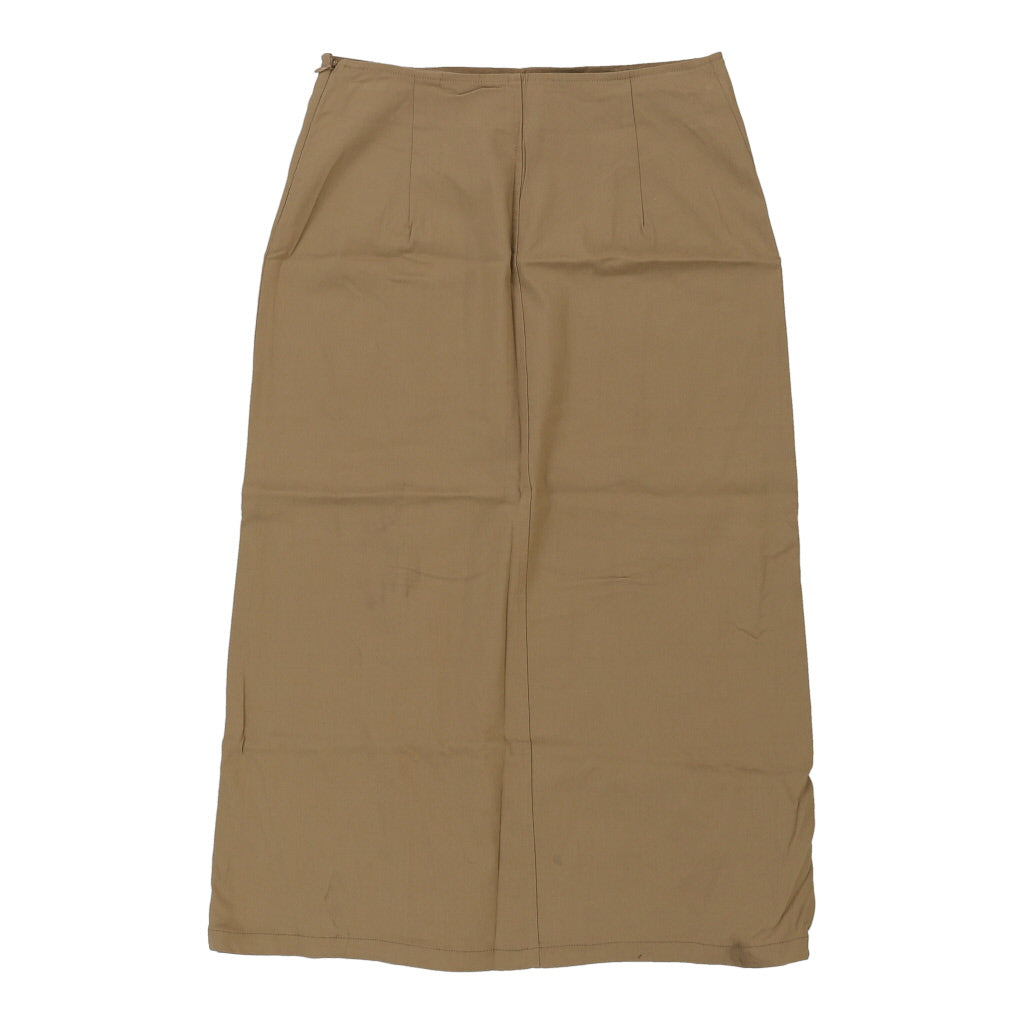 Motivi Skirt - Small Beige Cotton Refurbished - Thrifted (note: this is a term often used to describe second- refurbished available on Cerqular