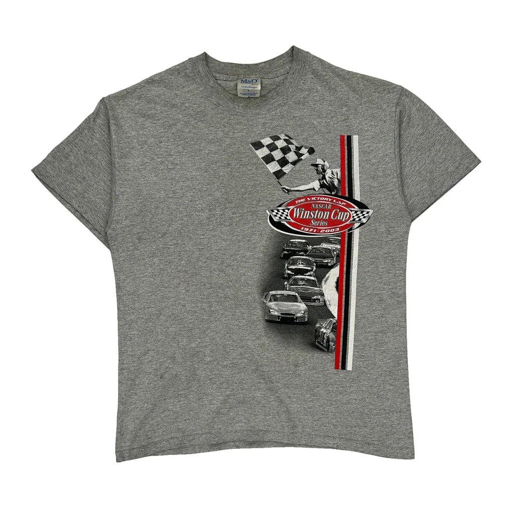 Winston Cup Series Nascar Nascar T-Shirt - Medium Grey Cotton Refurbished - Thrifted (note: this is a term often used to describe second- refurbished available on Cerqular