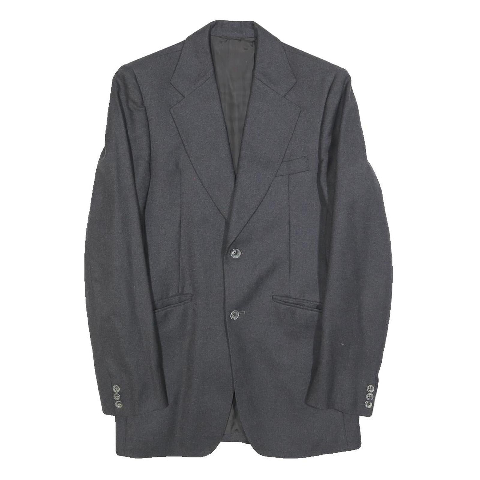 Buy Mens Grey Wool Classic Jacket XS Button Plain Stylish Formal Outerwear Refurbished - $48.09 Mens Grey Wool Classic Jacket XS Button Plain Stylish Formal Outerwear Refurbished - N/A refurbished available on Cerqular