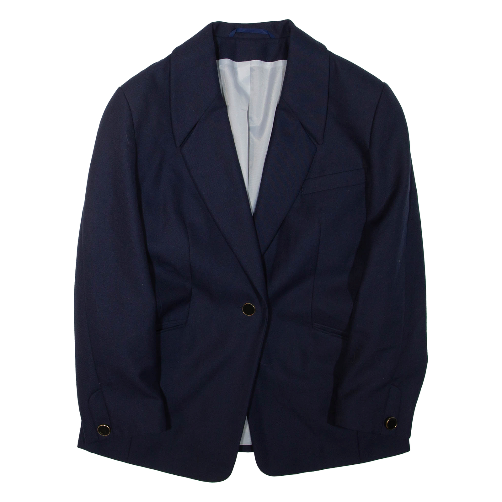Womens Blazer Jacket Blue L Refurbished - N/A refurbished available on Cerqular
