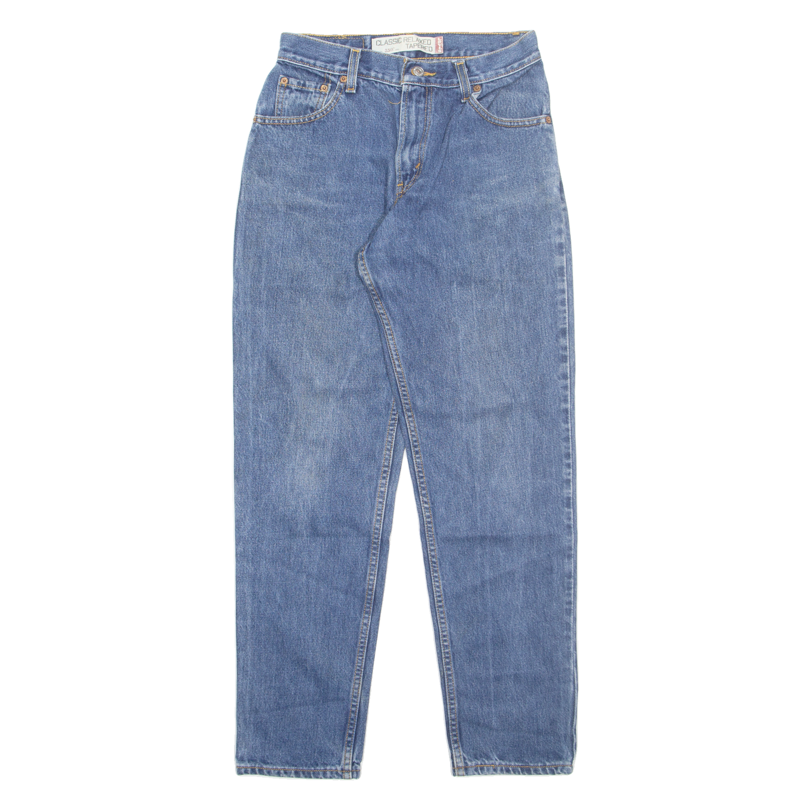 LEVI'S Womens Jeans Blue Classic Tapered W28 L30 Refurbished - N/A refurbished available on Cerqular