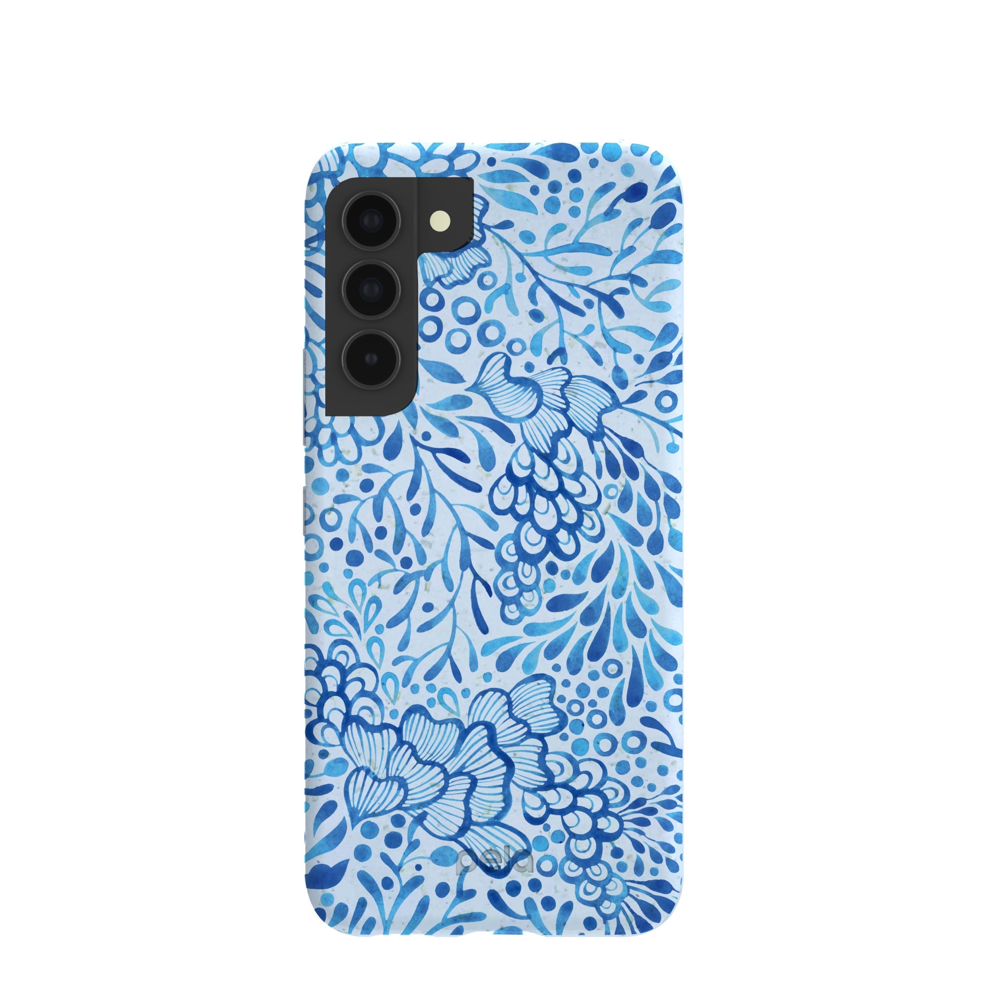 Powder Blue Reef Samsung Galaxy S22 Case Refurbished - Pela Case refurbished available on Cerqular