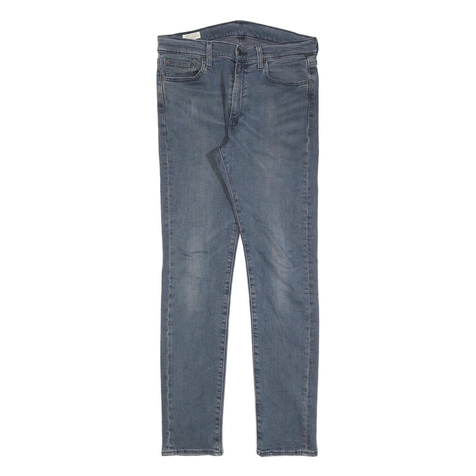 LEVI'S 510 Mens Jeans Blue Slim Skinny Denim Medium W30 L32 Zip Pocket Refurbished - N/A refurbished available on Cerqular
