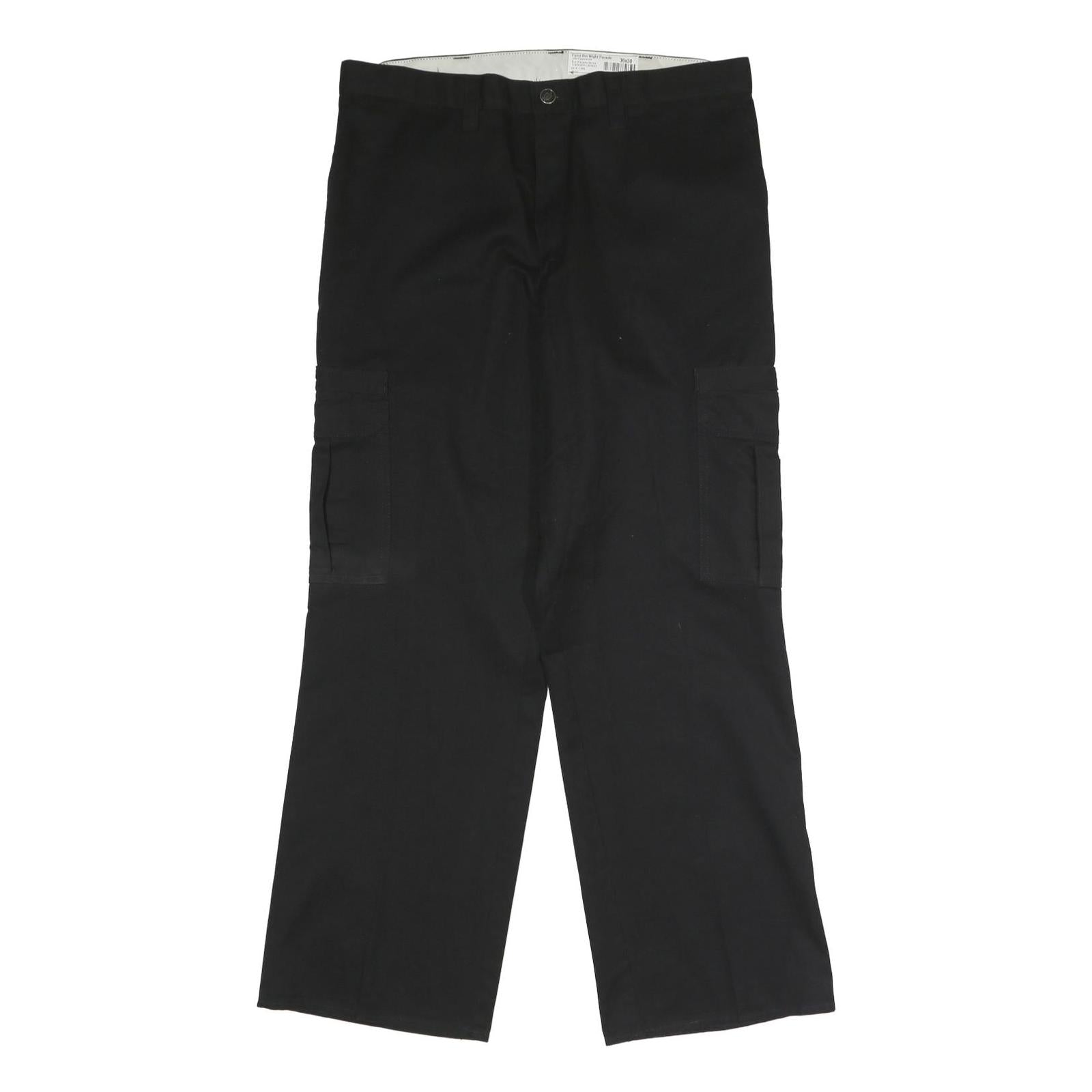 DICKIES Mens Polyester Blend Black Regular Straight Trousers W36 L30 Workwear Refurbished - N/A refurbished available on Cerqular